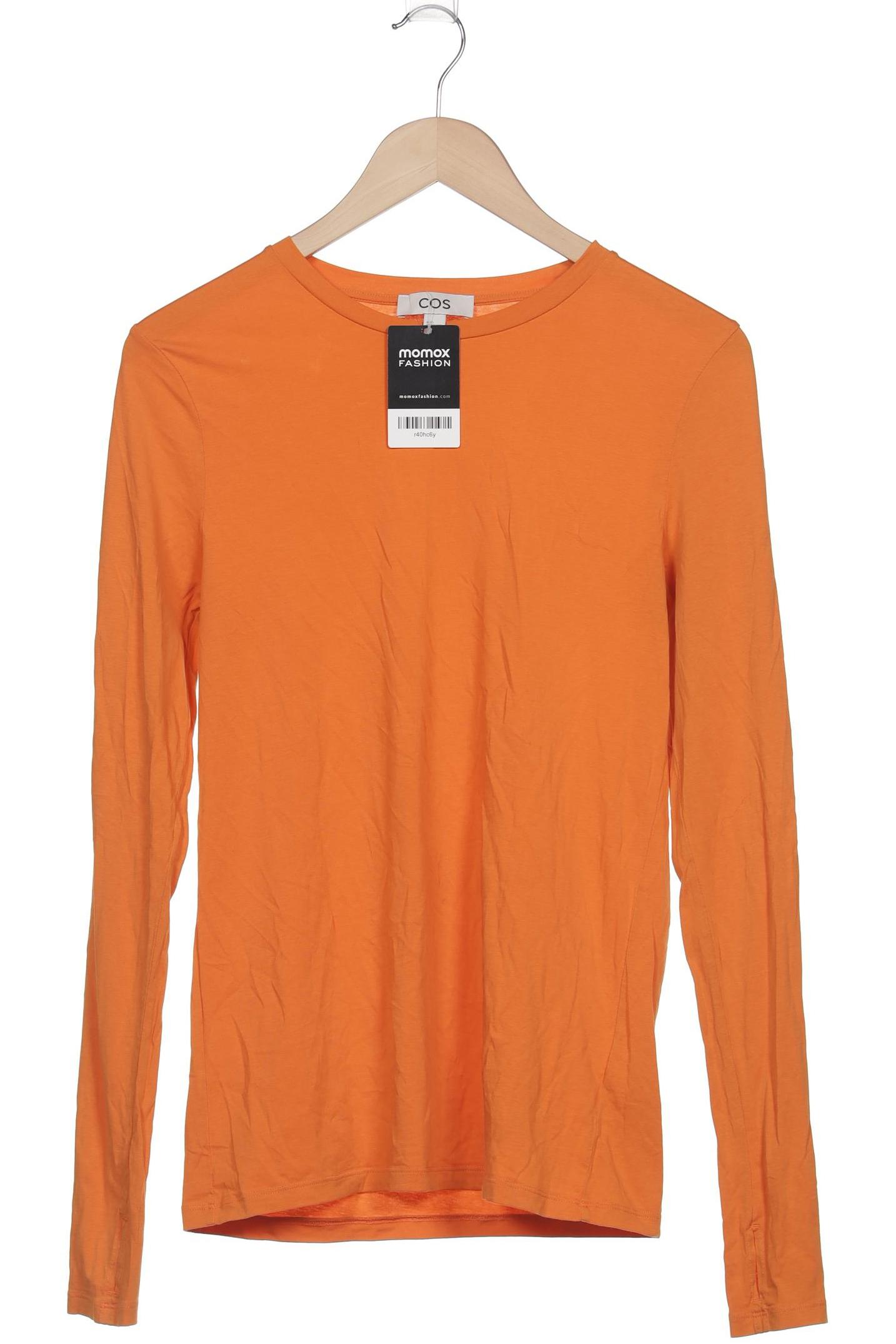 

COS Damen Langarmshirt, orange, Gr. 42