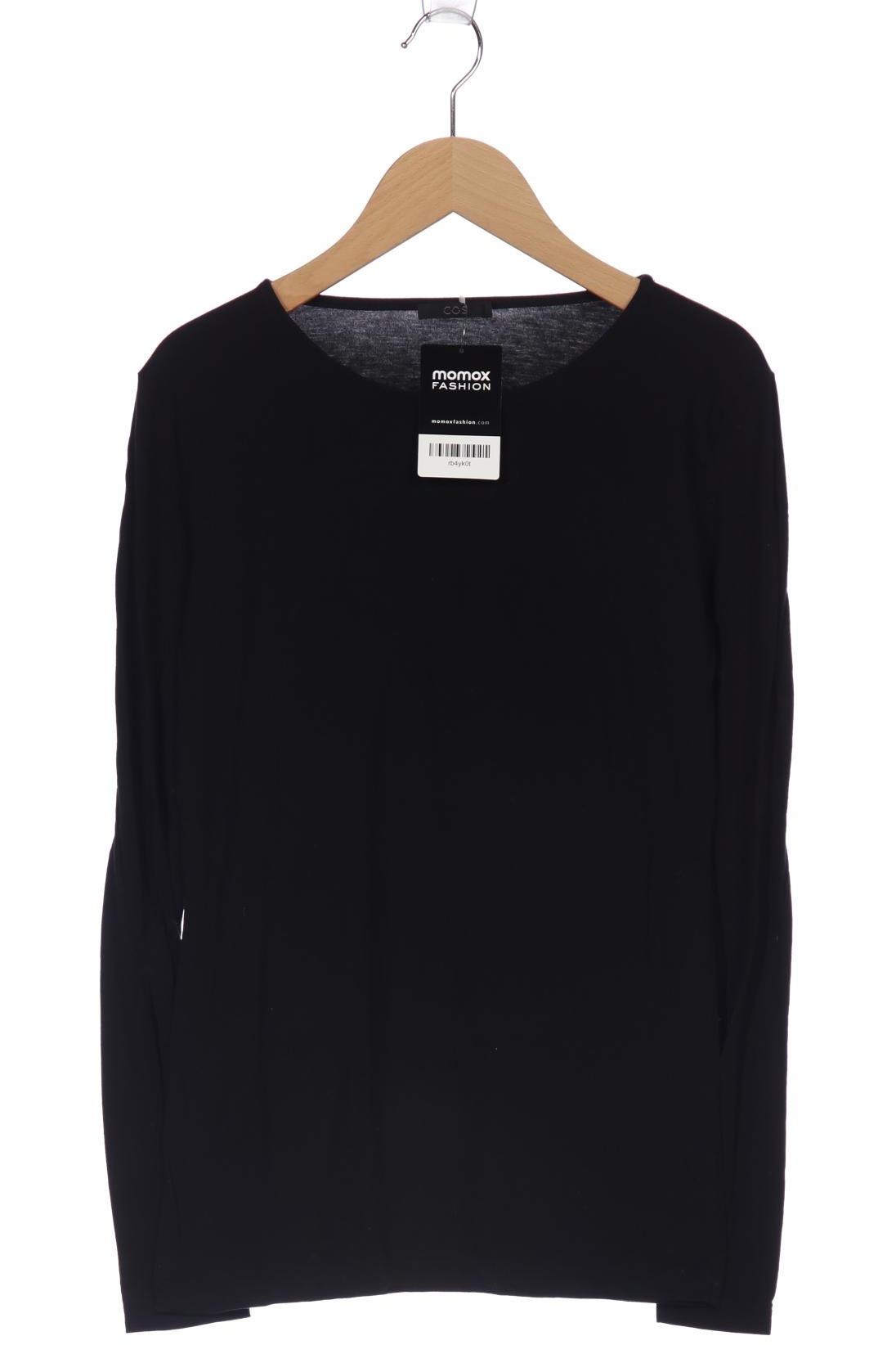 

COS Damen Langarmshirt, schwarz, Gr. 36