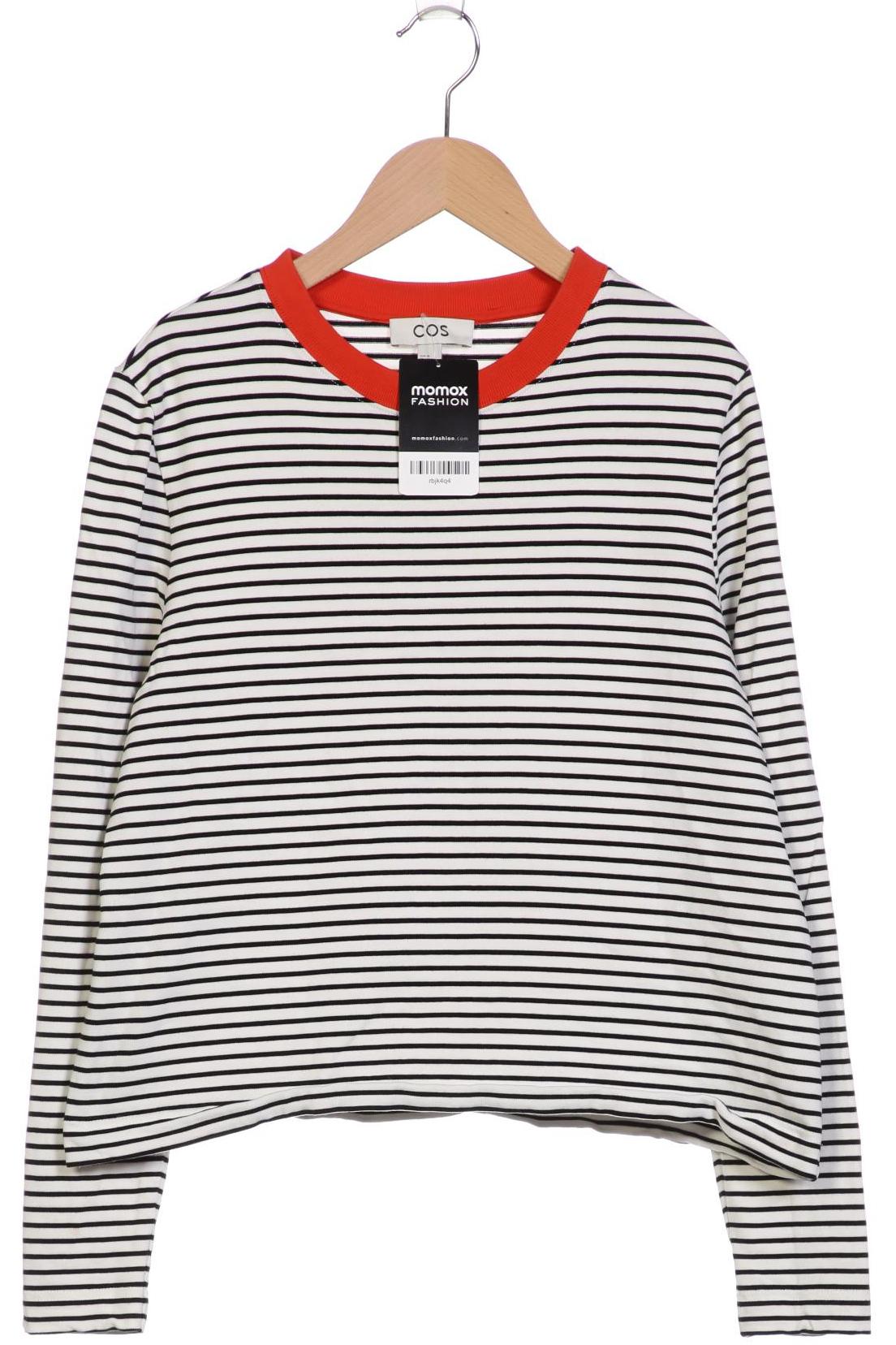 

COS Damen Langarmshirt, weiß, Gr. 38