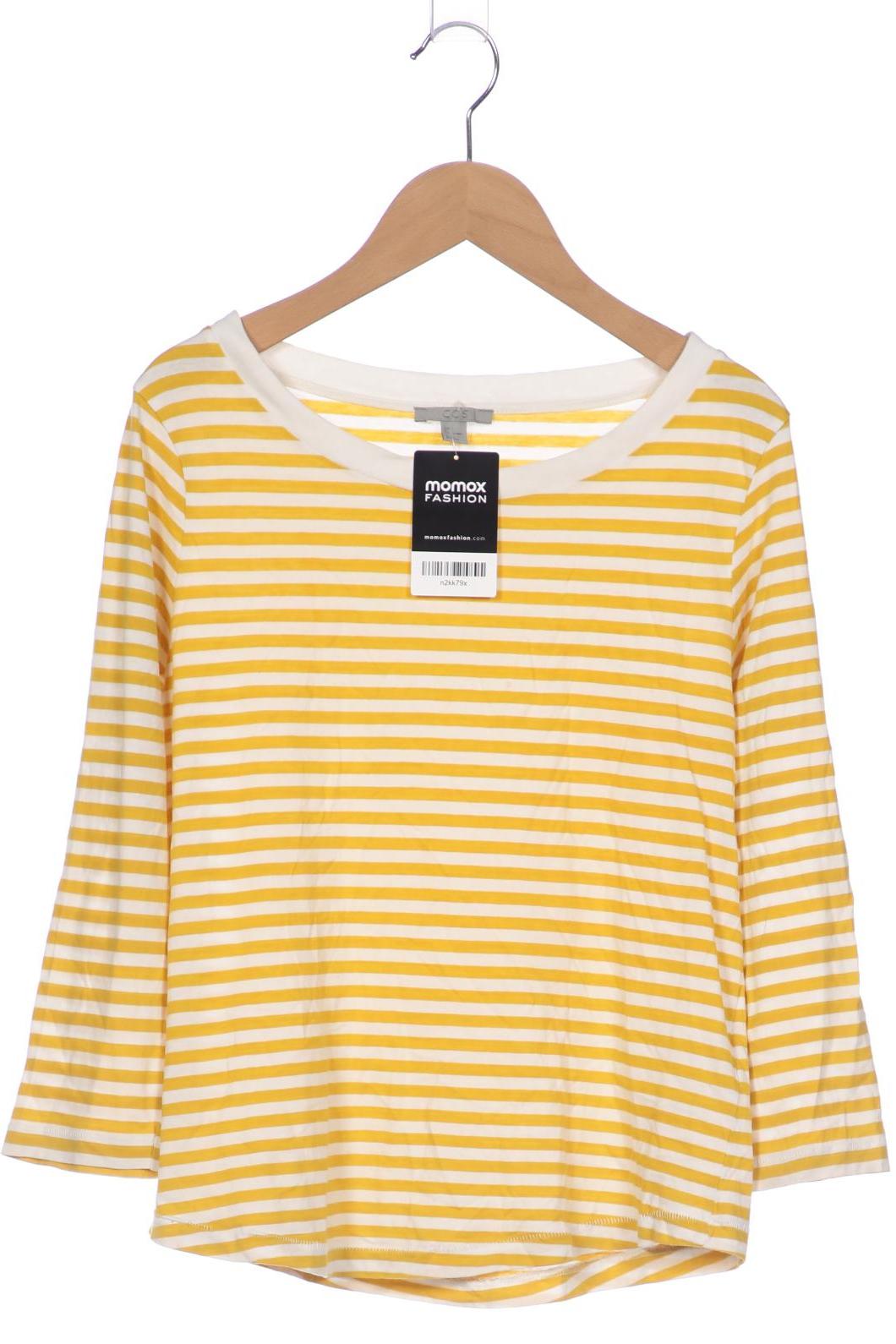 

COS Damen Langarmshirt, gelb, Gr. 36
