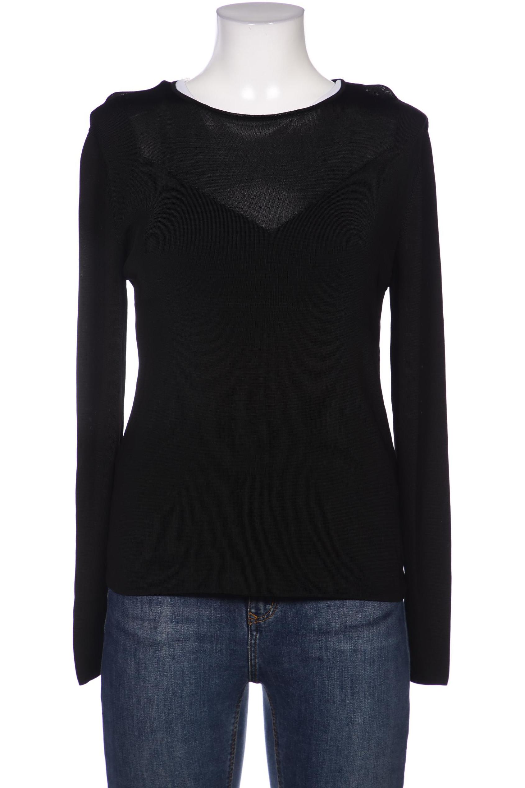 

COS Damen Langarmshirt, schwarz, Gr. 38