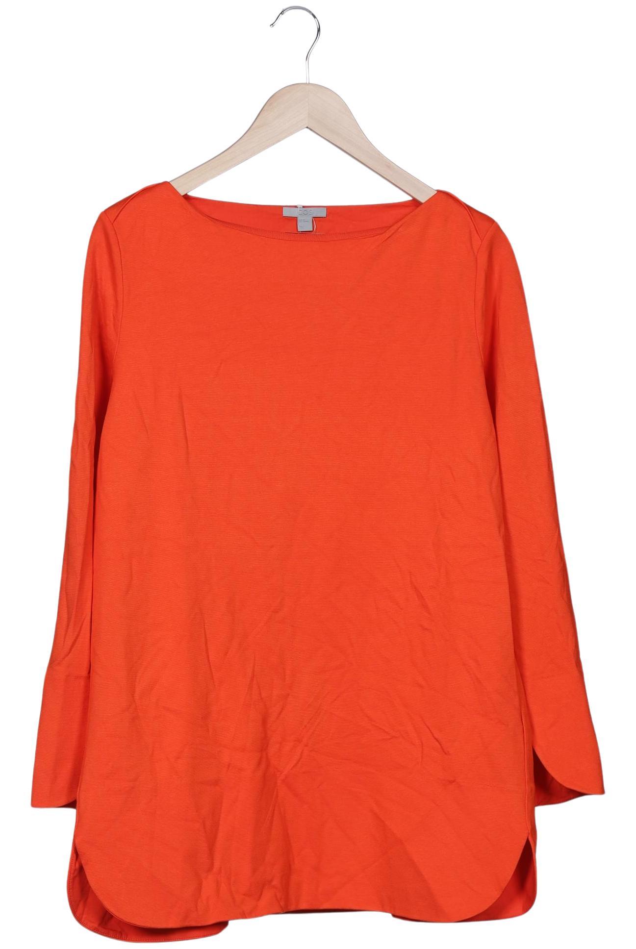 

COS Damen Langarmshirt, orange, Gr. 38
