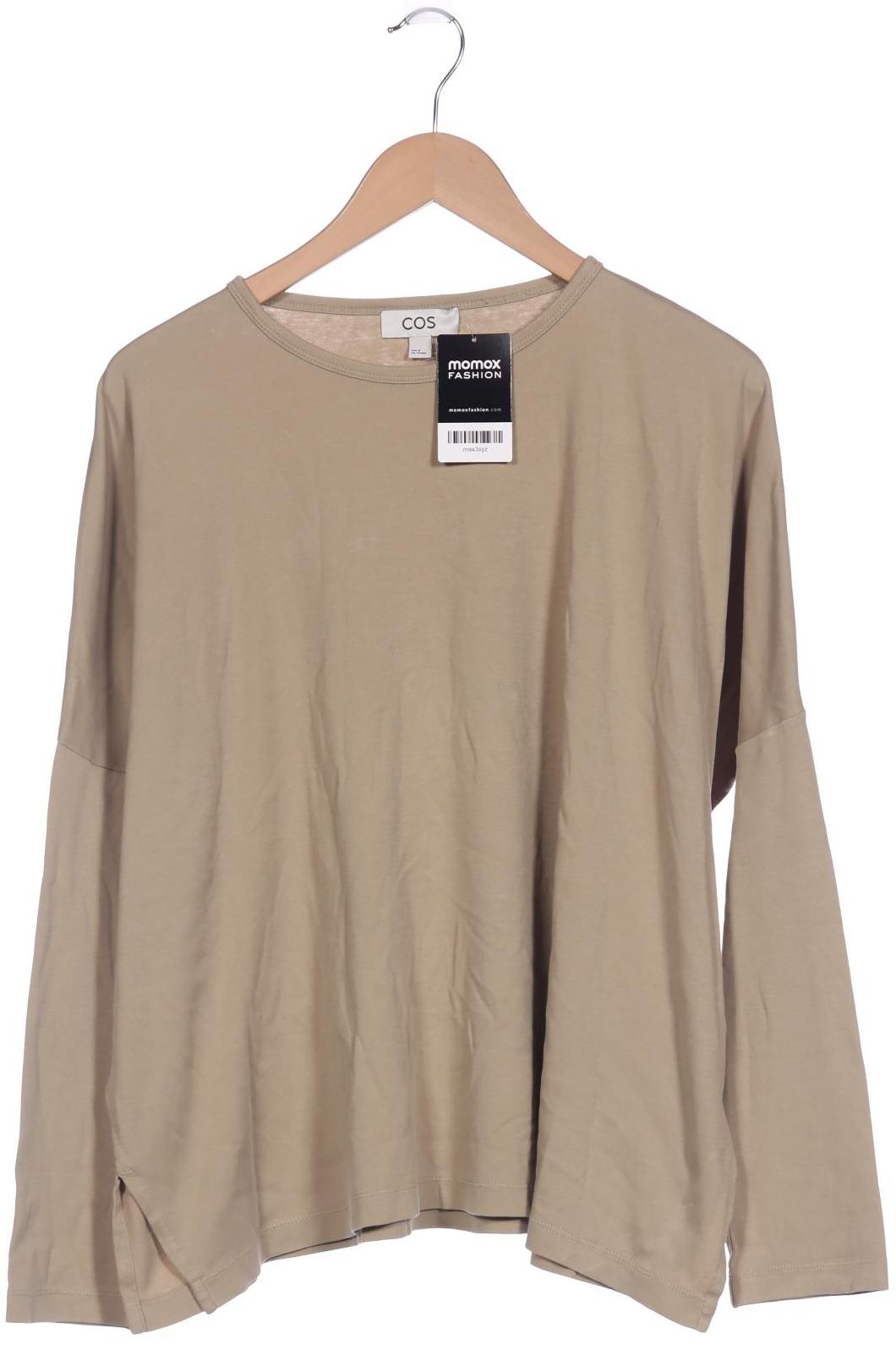 

COS Damen Langarmshirt, beige, Gr. 38