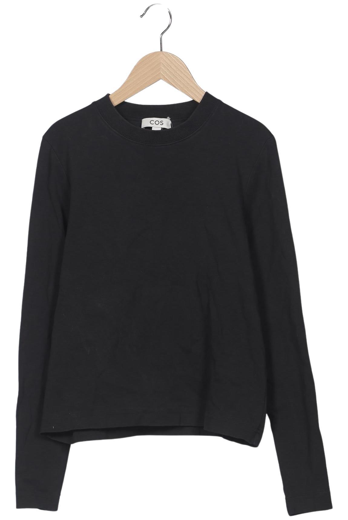 

COS Damen Langarmshirt, schwarz, Gr. 36