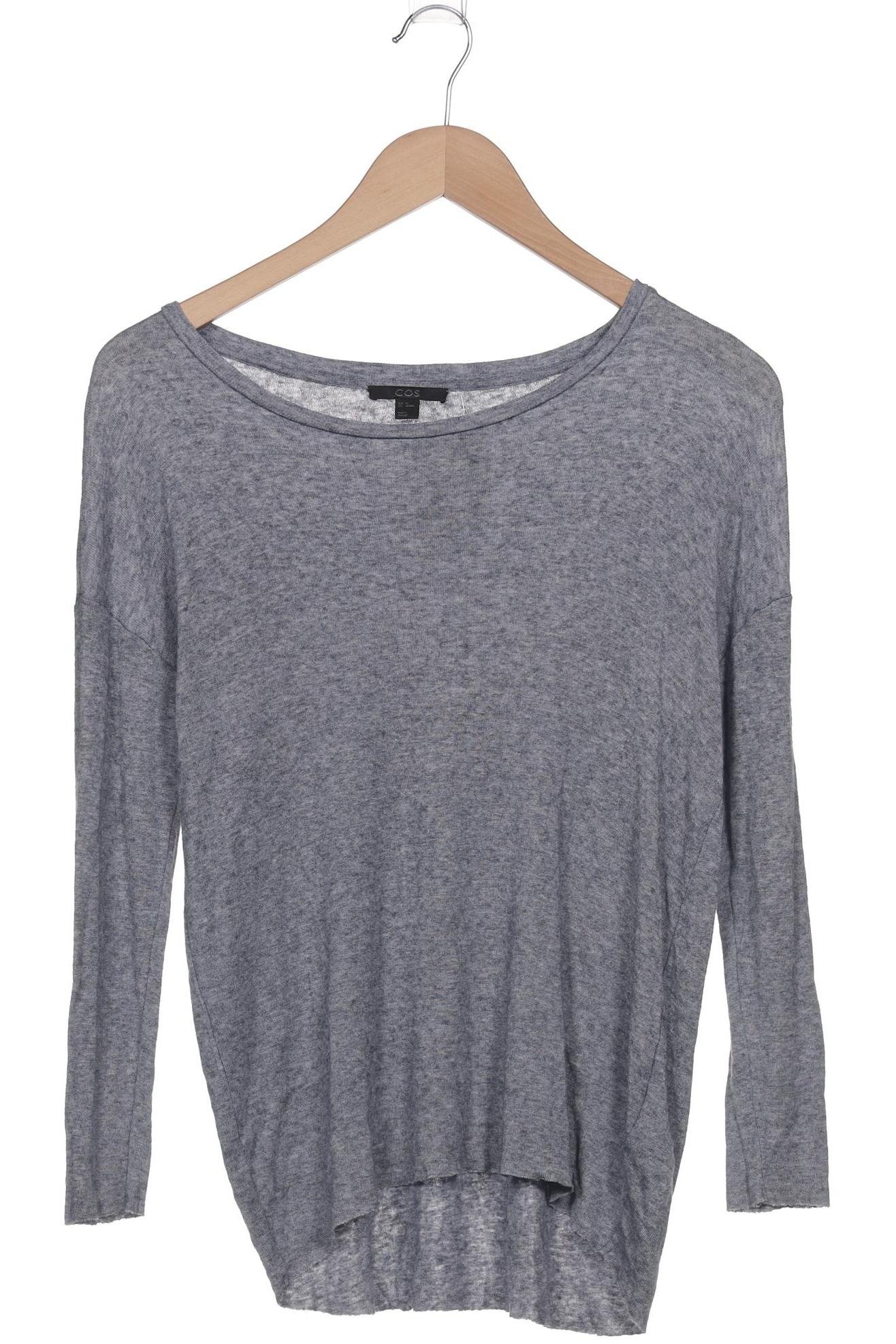 

COS Damen Langarmshirt, marineblau, Gr. 34