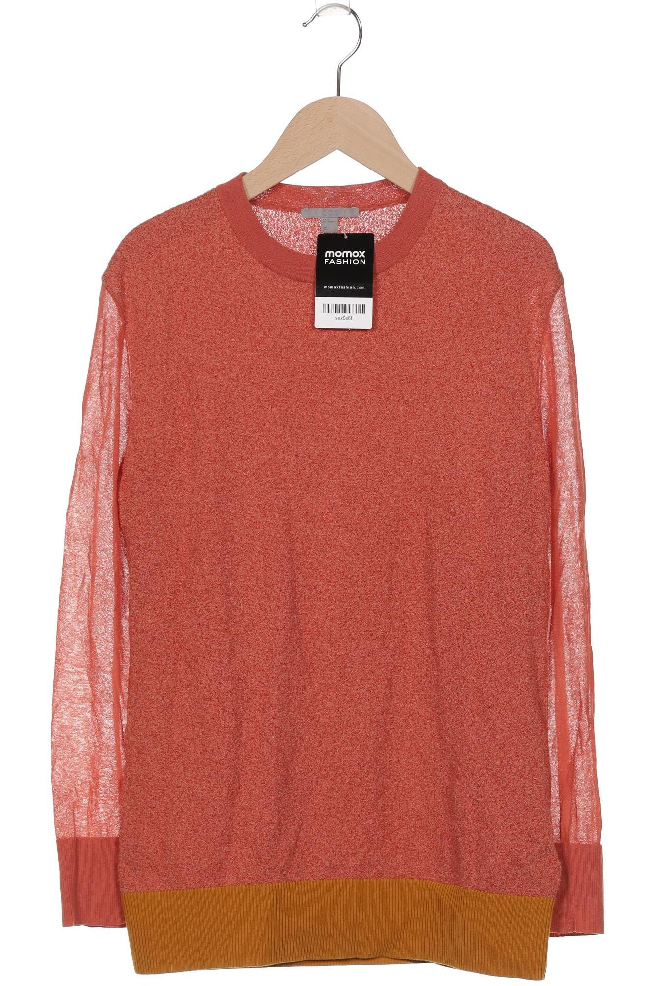 

COS Damen Langarmshirt, orange, Gr. 34