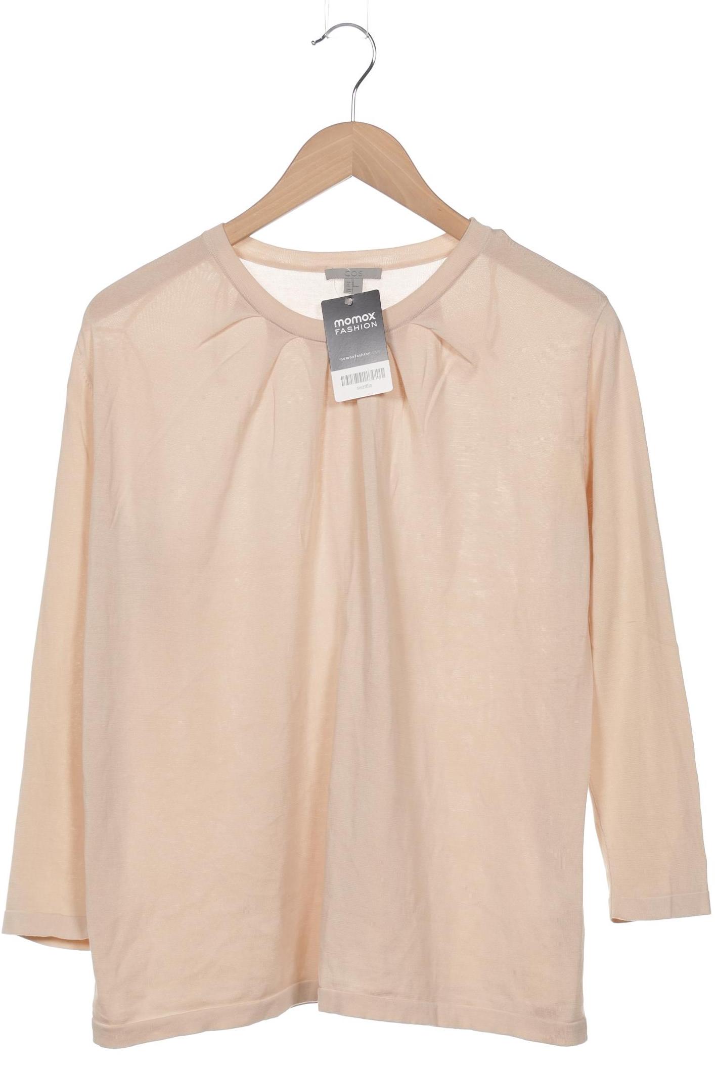

COS Damen Langarmshirt, beige, Gr. 38