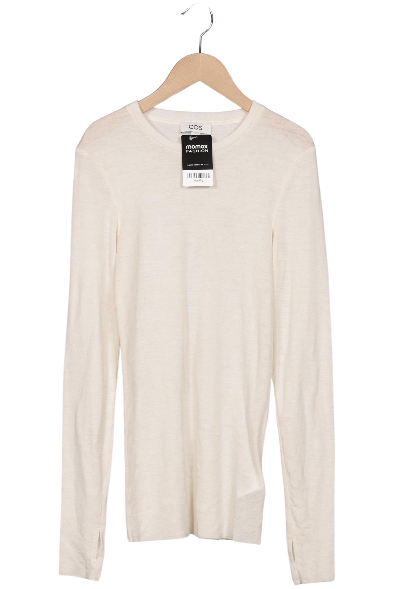 

COS Damen Langarmshirt, cremeweiß, Gr. 36