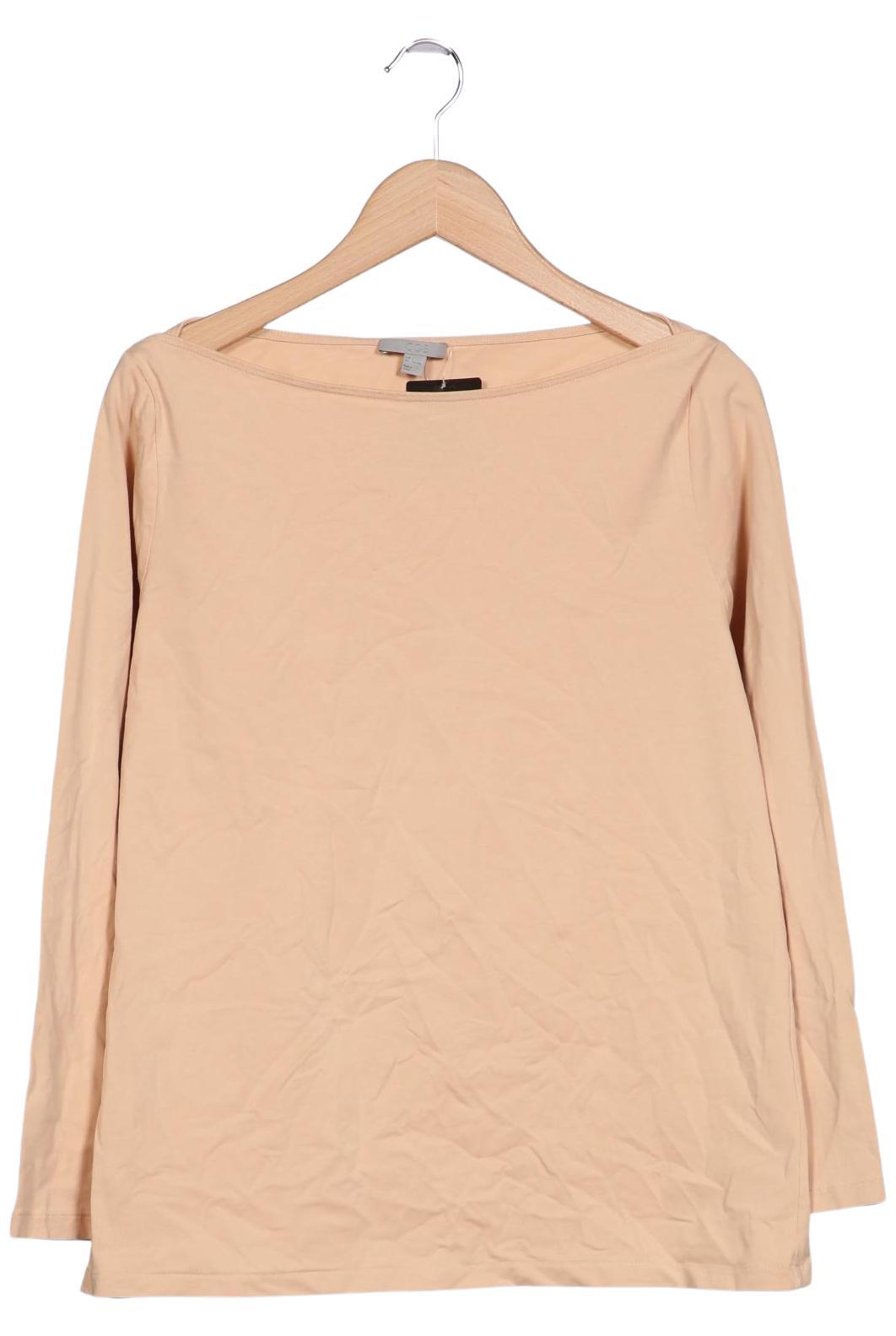 

COS Damen Langarmshirt, beige, Gr. 42