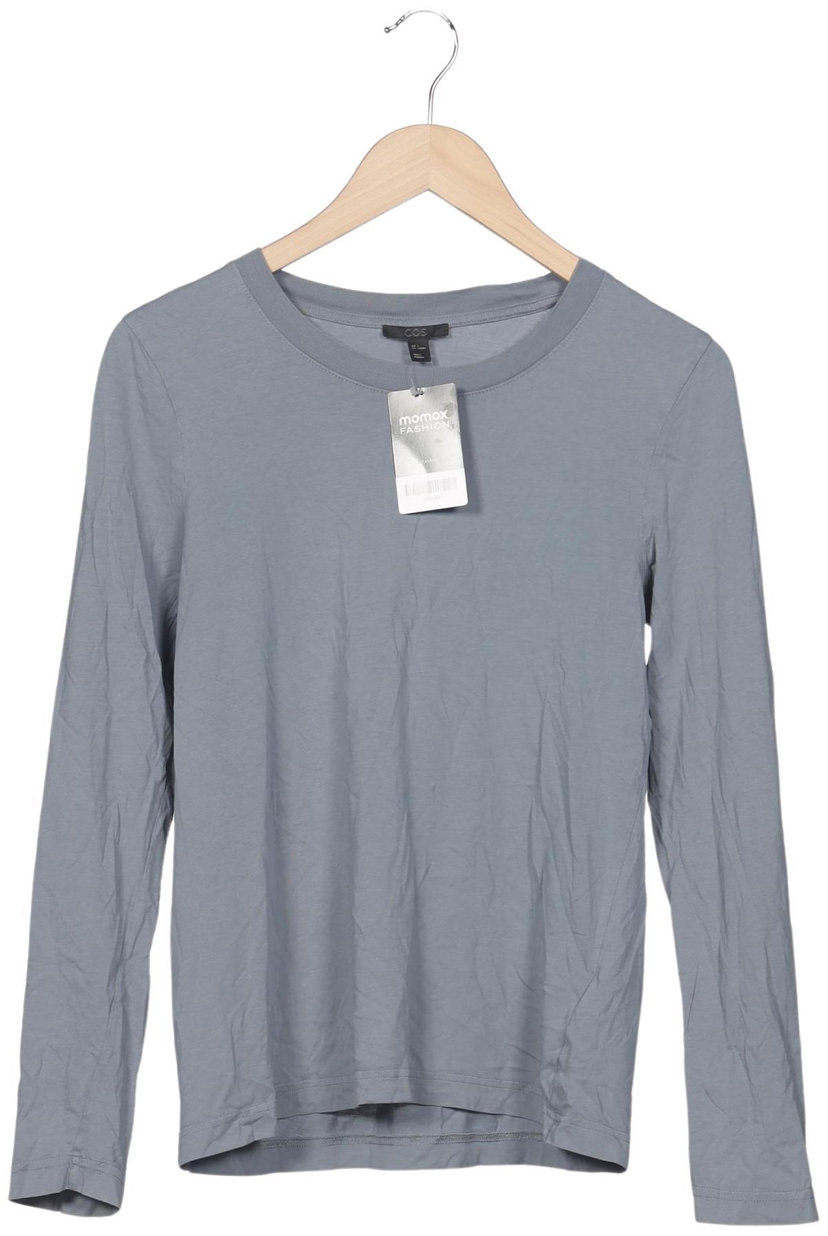 

COS Damen Langarmshirt, hellblau, Gr. 36