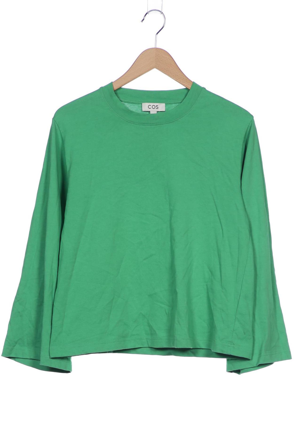 

COS Damen Langarmshirt, grün, Gr. 36
