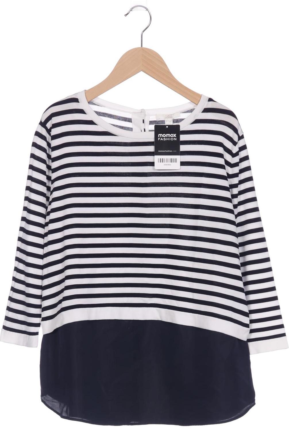 

COS Damen Langarmshirt, marineblau, Gr. 38