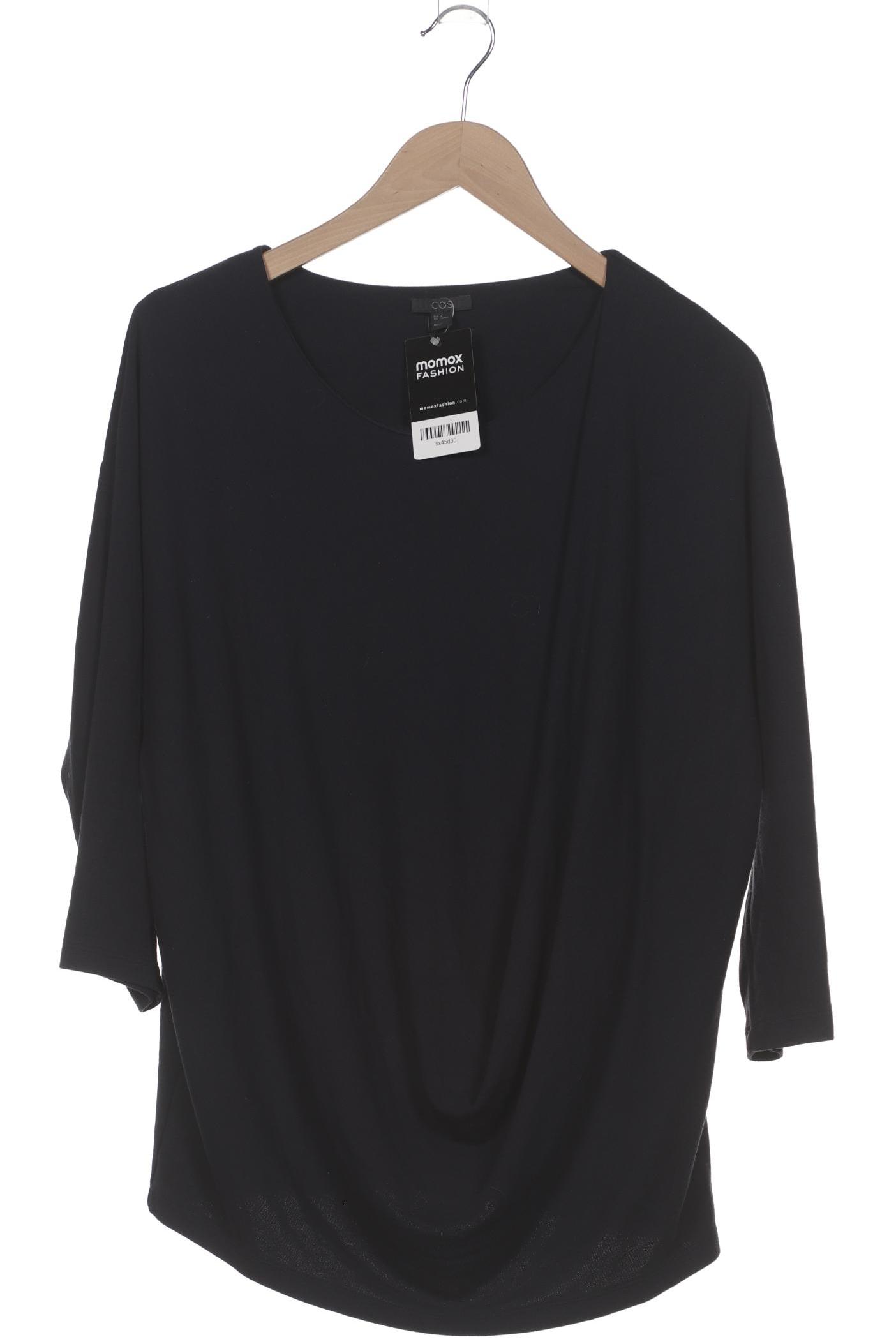

COS Damen Langarmshirt, marineblau, Gr. 38