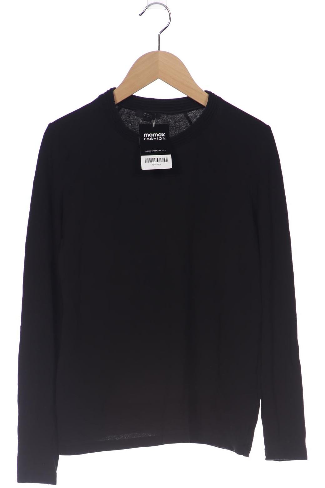 

COS Damen Langarmshirt, schwarz, Gr. 36