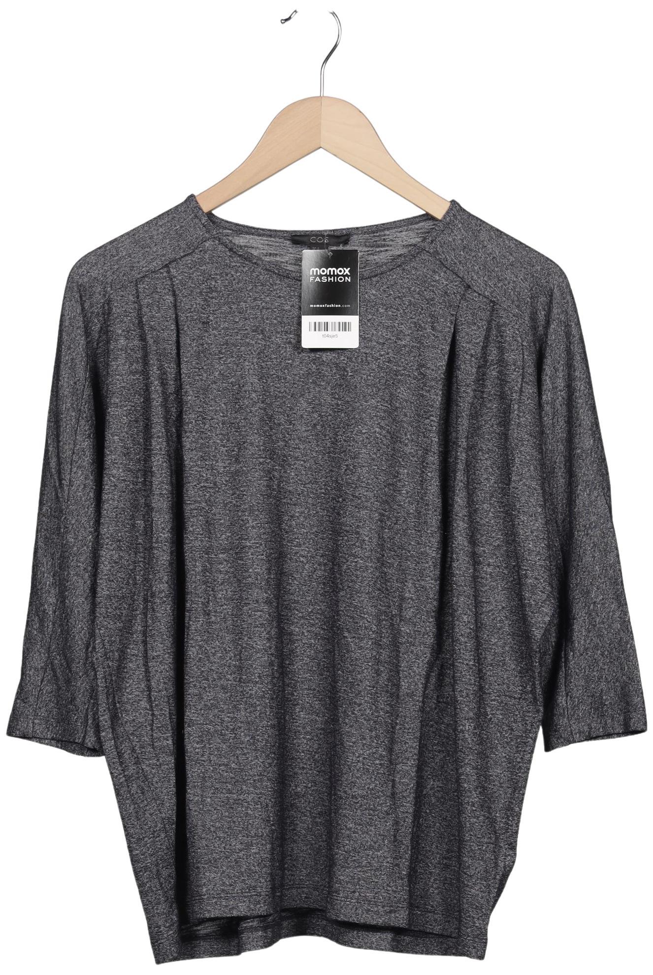 

COS Damen Langarmshirt, marineblau, Gr. 38