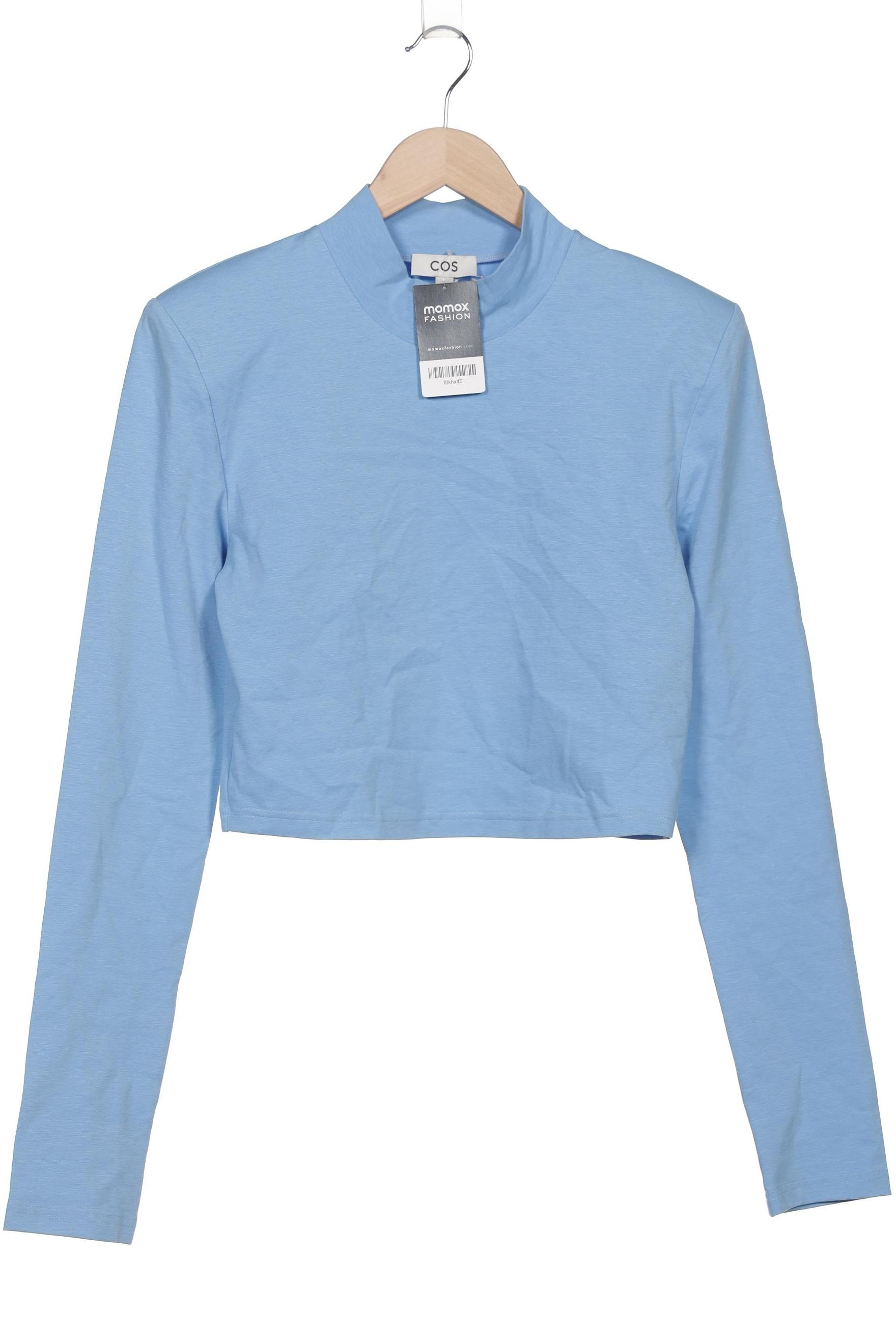 

COS Damen Langarmshirt, blau, Gr. 42