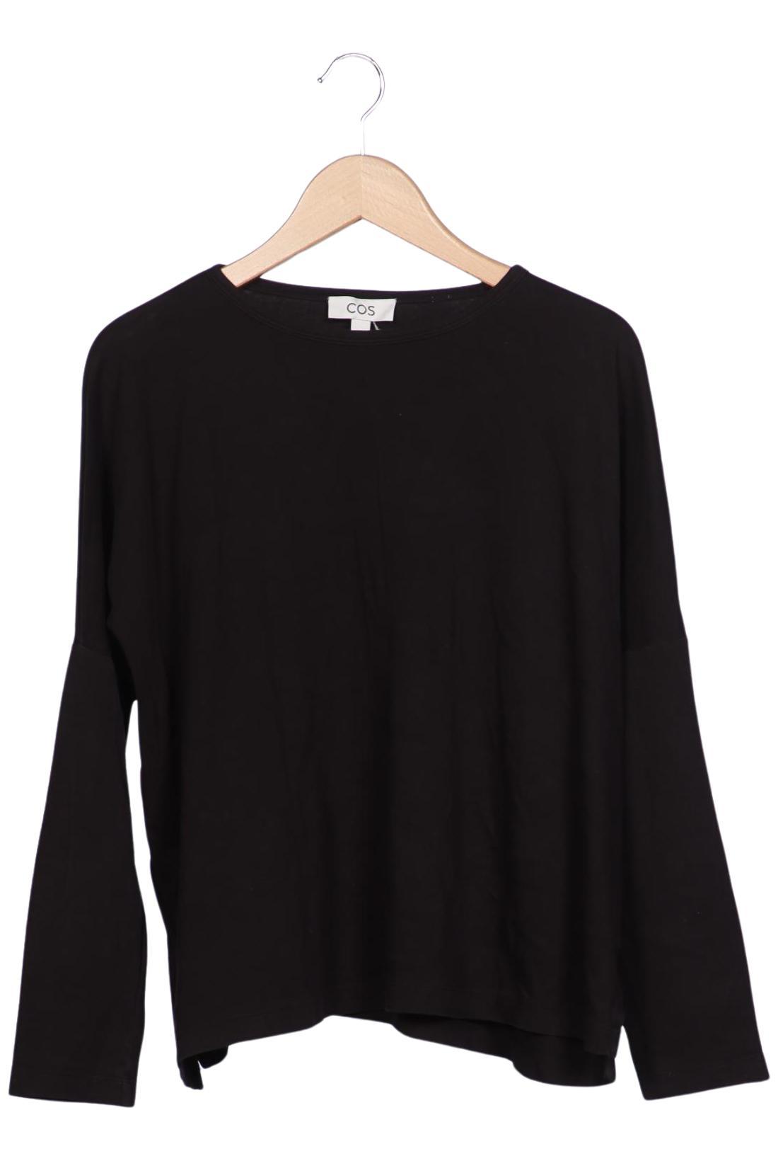 

COS Damen Langarmshirt, schwarz, Gr. 36
