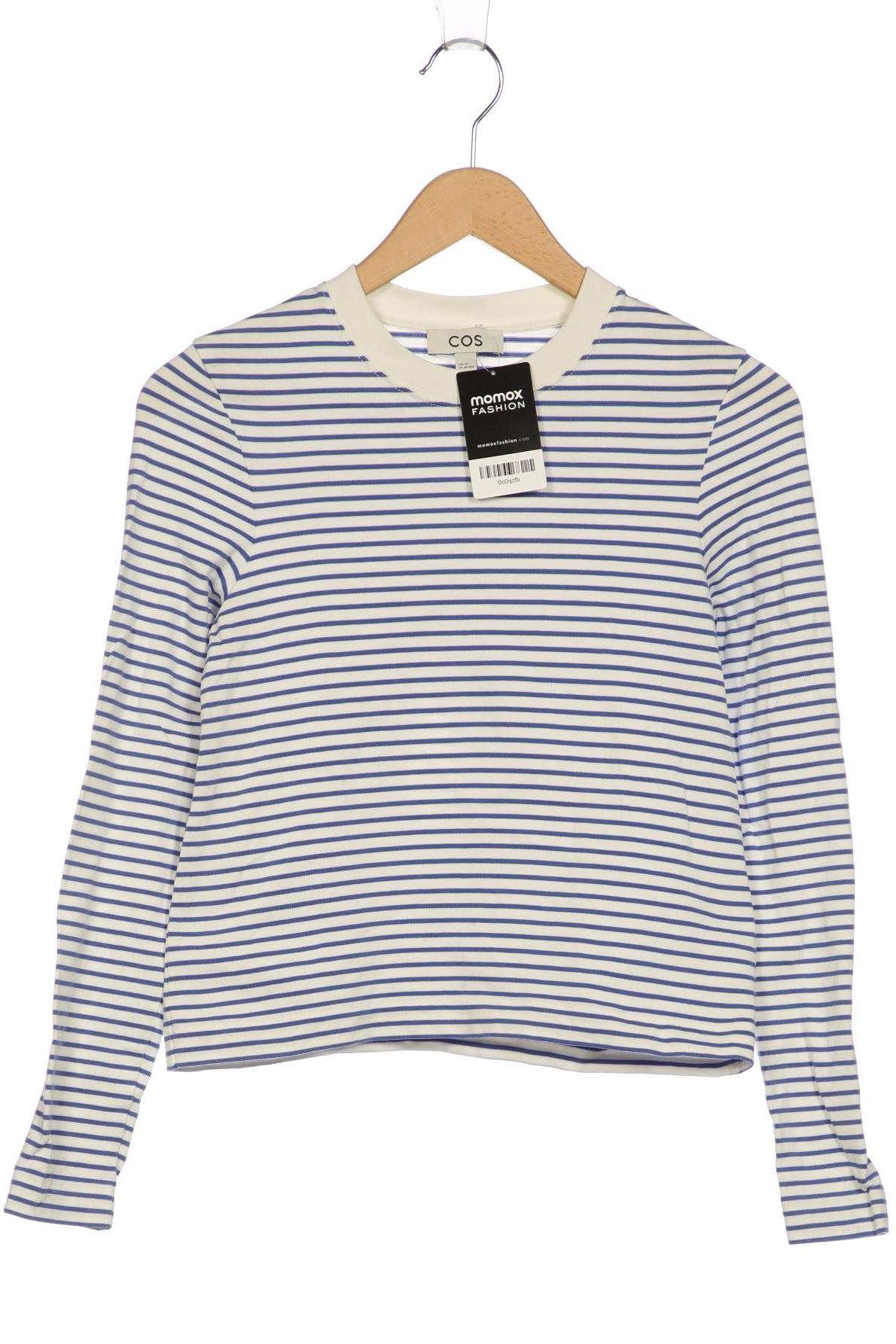 

COS Damen Langarmshirt, weiß, Gr. 34