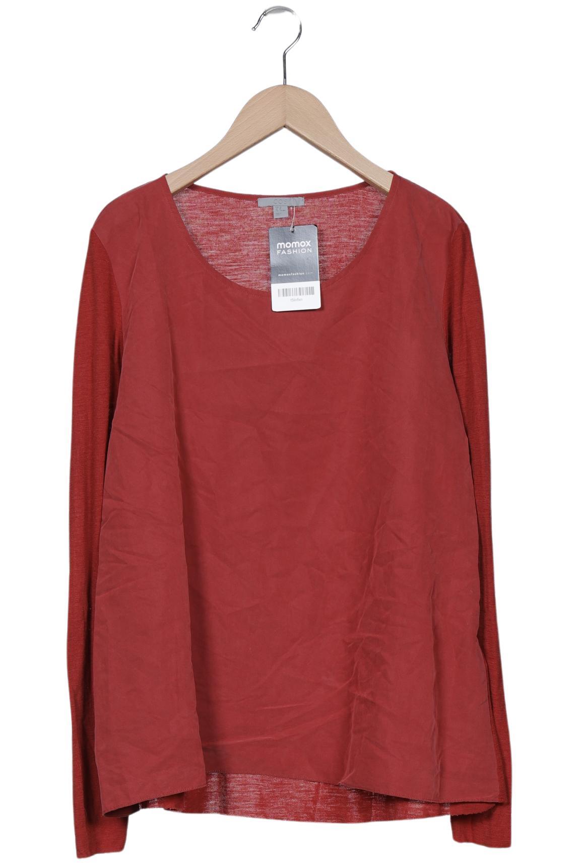 

COS Damen Langarmshirt, rot, Gr. 8