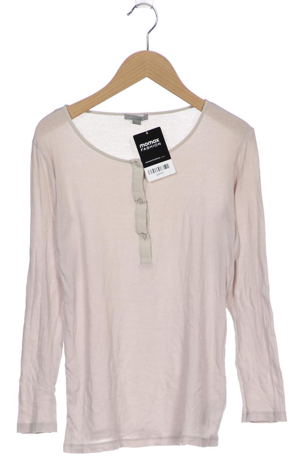 

COS Damen Langarmshirt, beige, Gr. 36