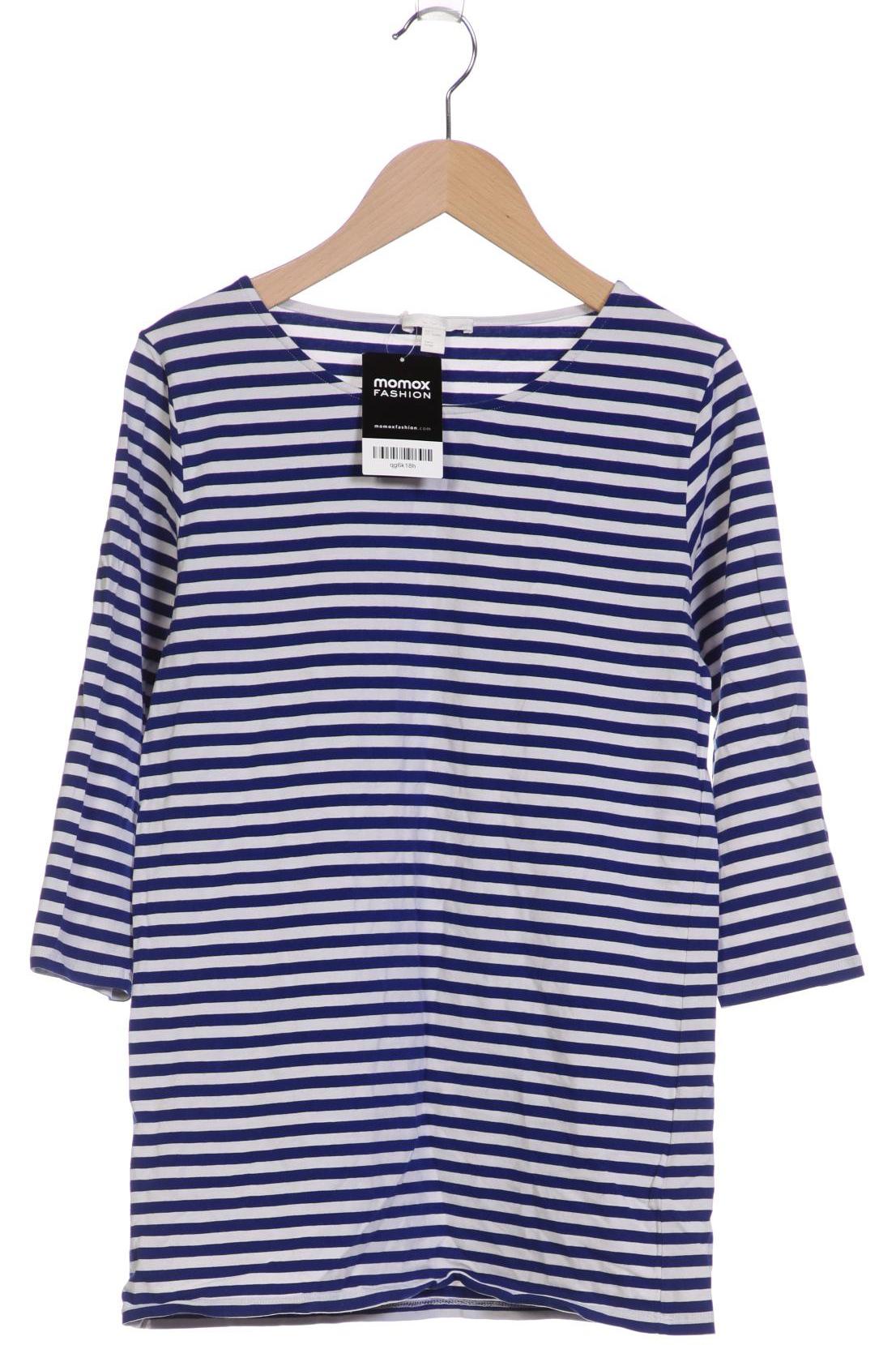 

COS Damen Langarmshirt, marineblau, Gr. 36