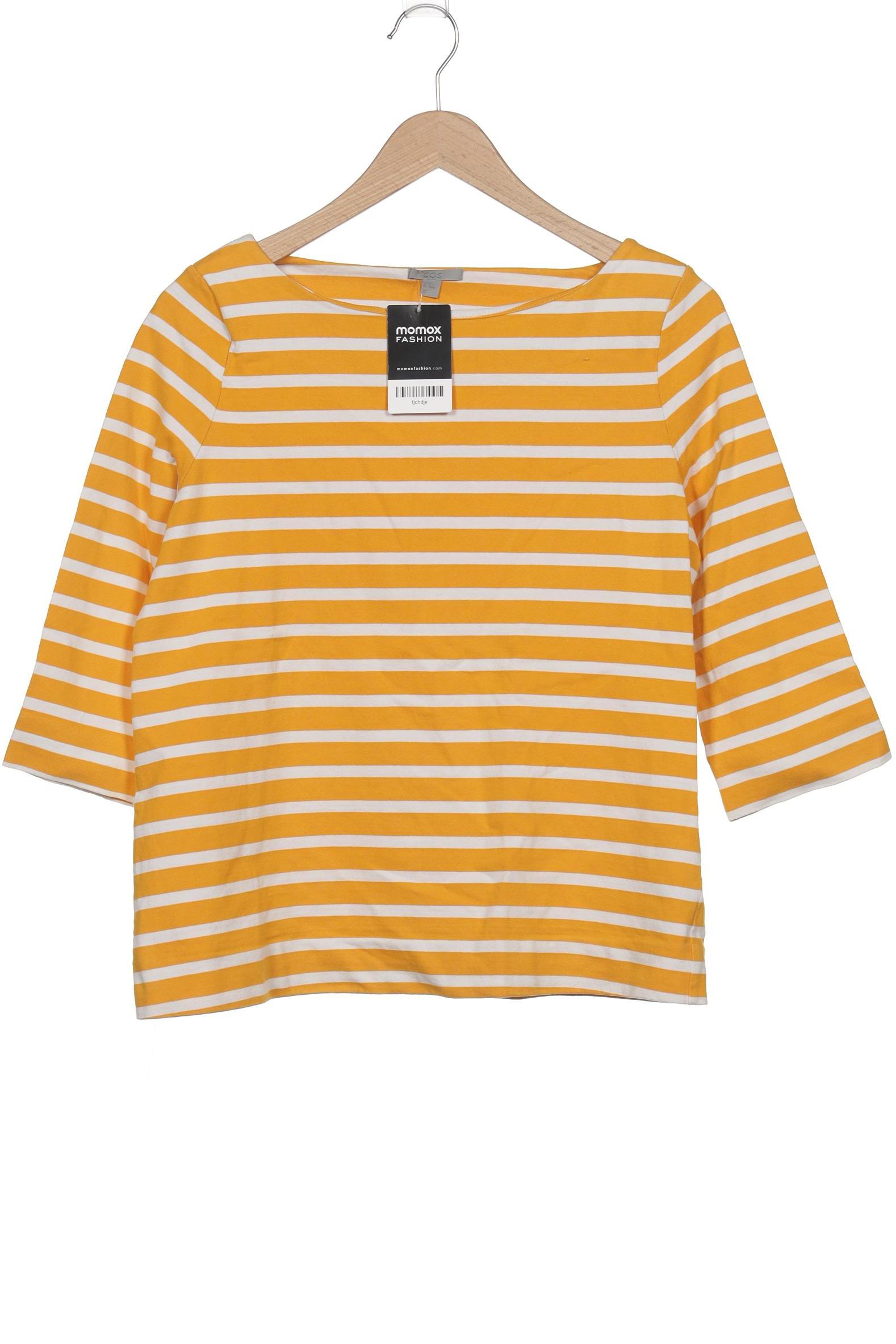 

COS Damen Langarmshirt, gelb, Gr. 38