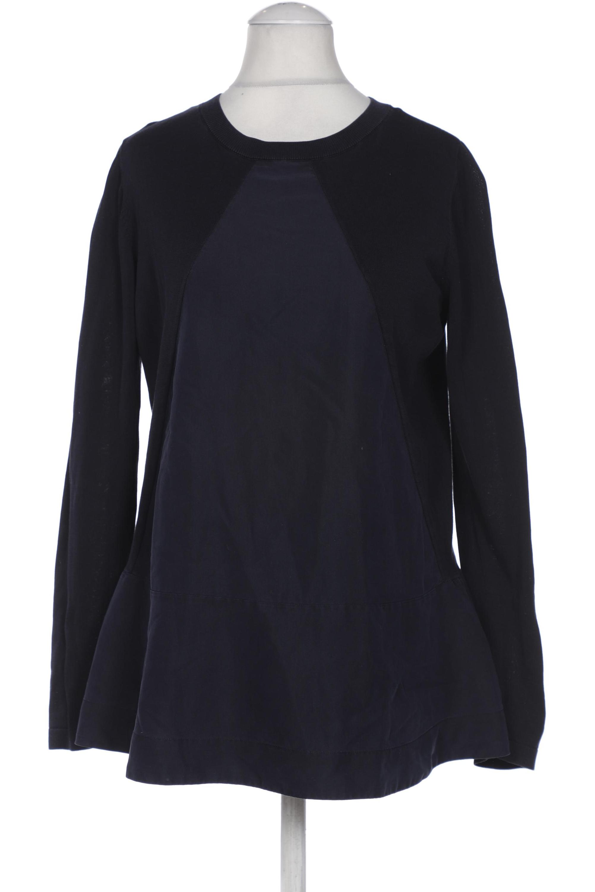 

COS Damen Langarmshirt, marineblau, Gr. 36