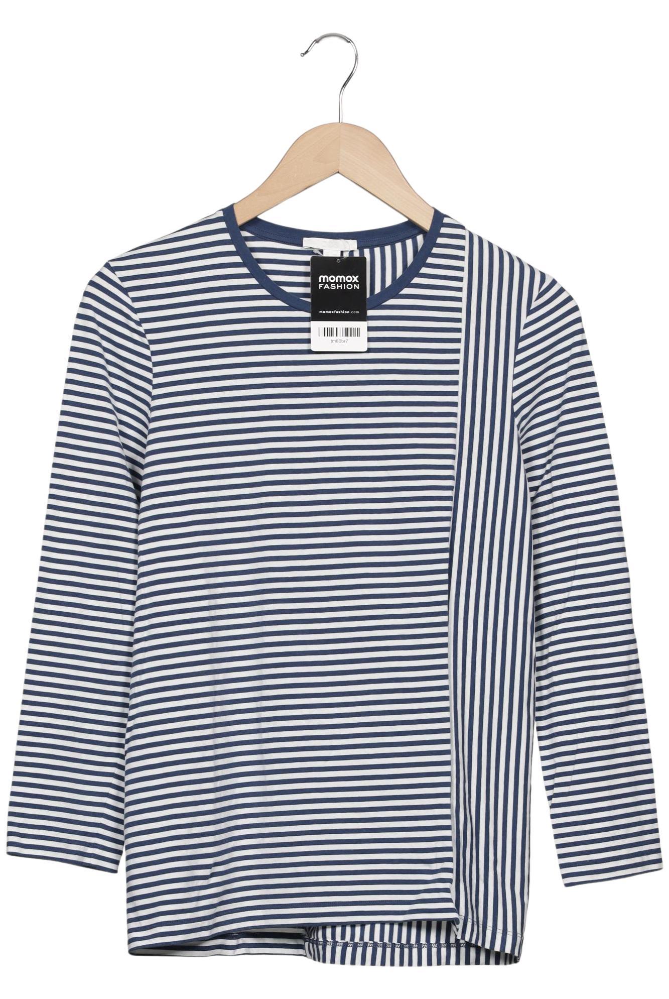 

COS Damen Langarmshirt, marineblau, Gr. 38