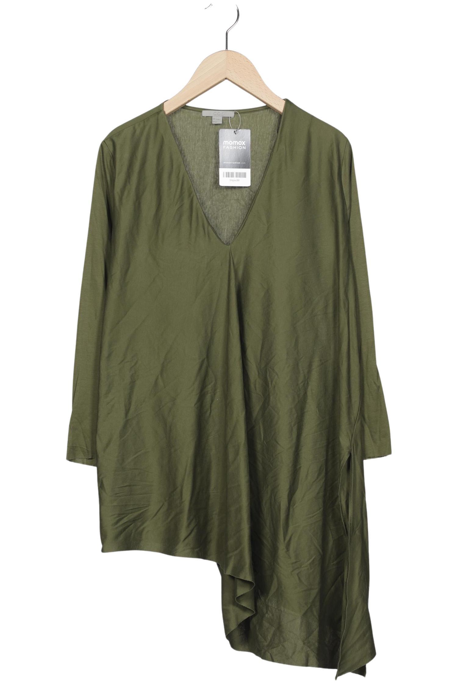 

COS Damen Langarmshirt, grün, Gr. 36
