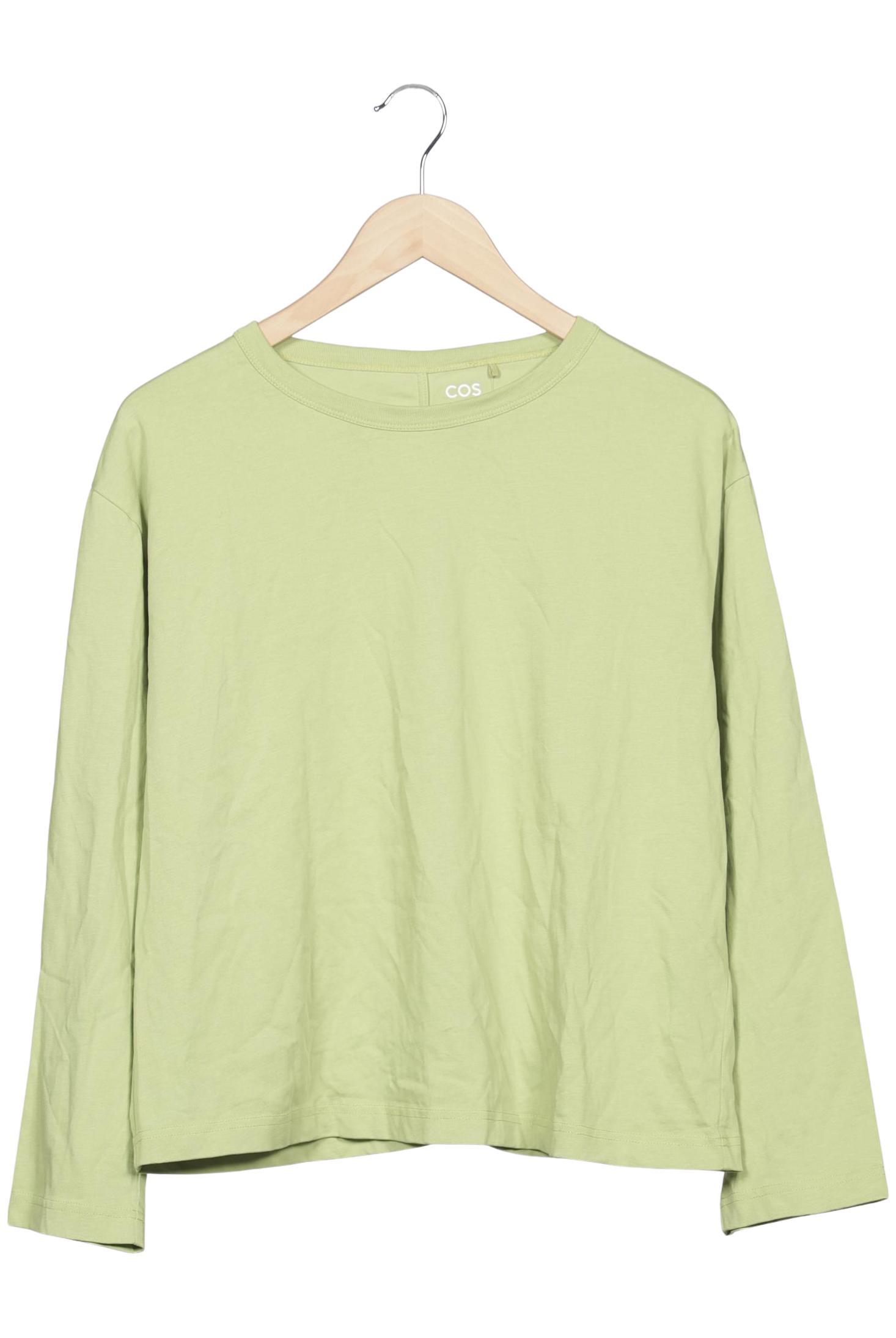 

COS Damen Langarmshirt, hellgrün, Gr. 36