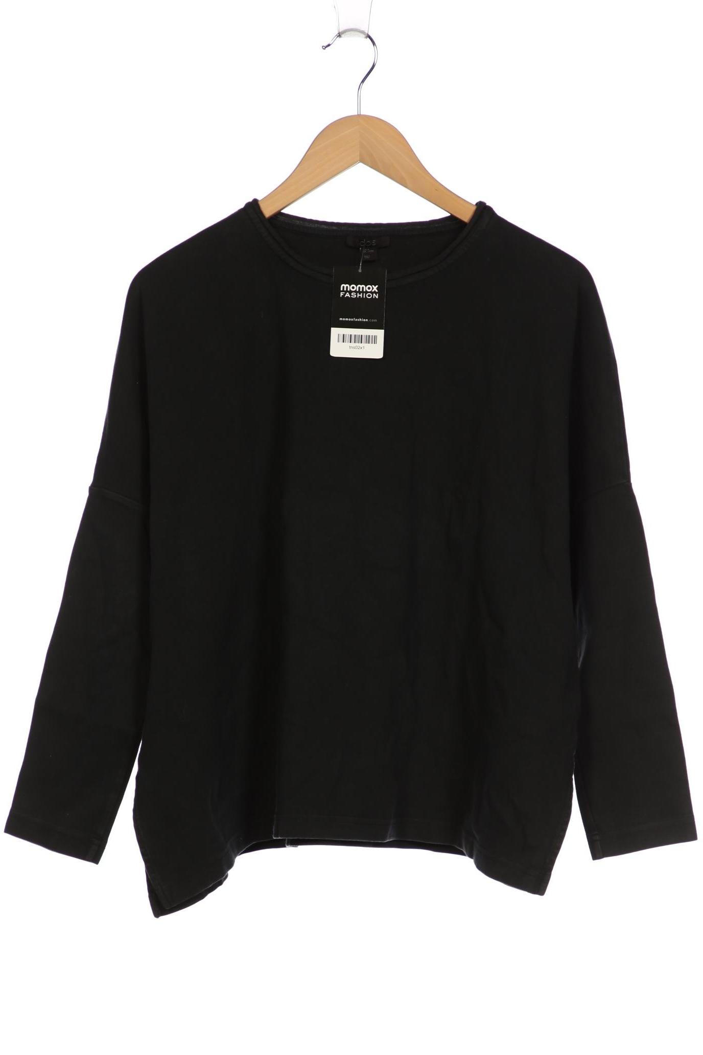 

COS Damen Langarmshirt, schwarz, Gr. 38