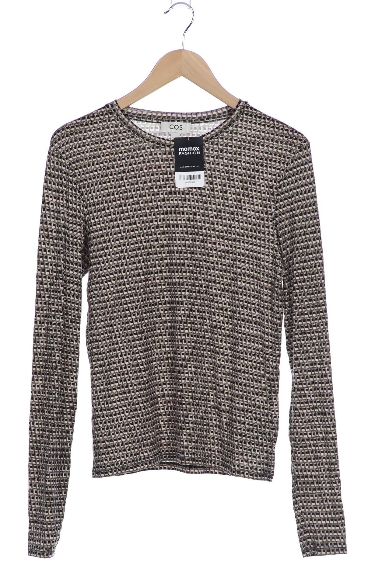 

COS Damen Langarmshirt, beige, Gr. 42