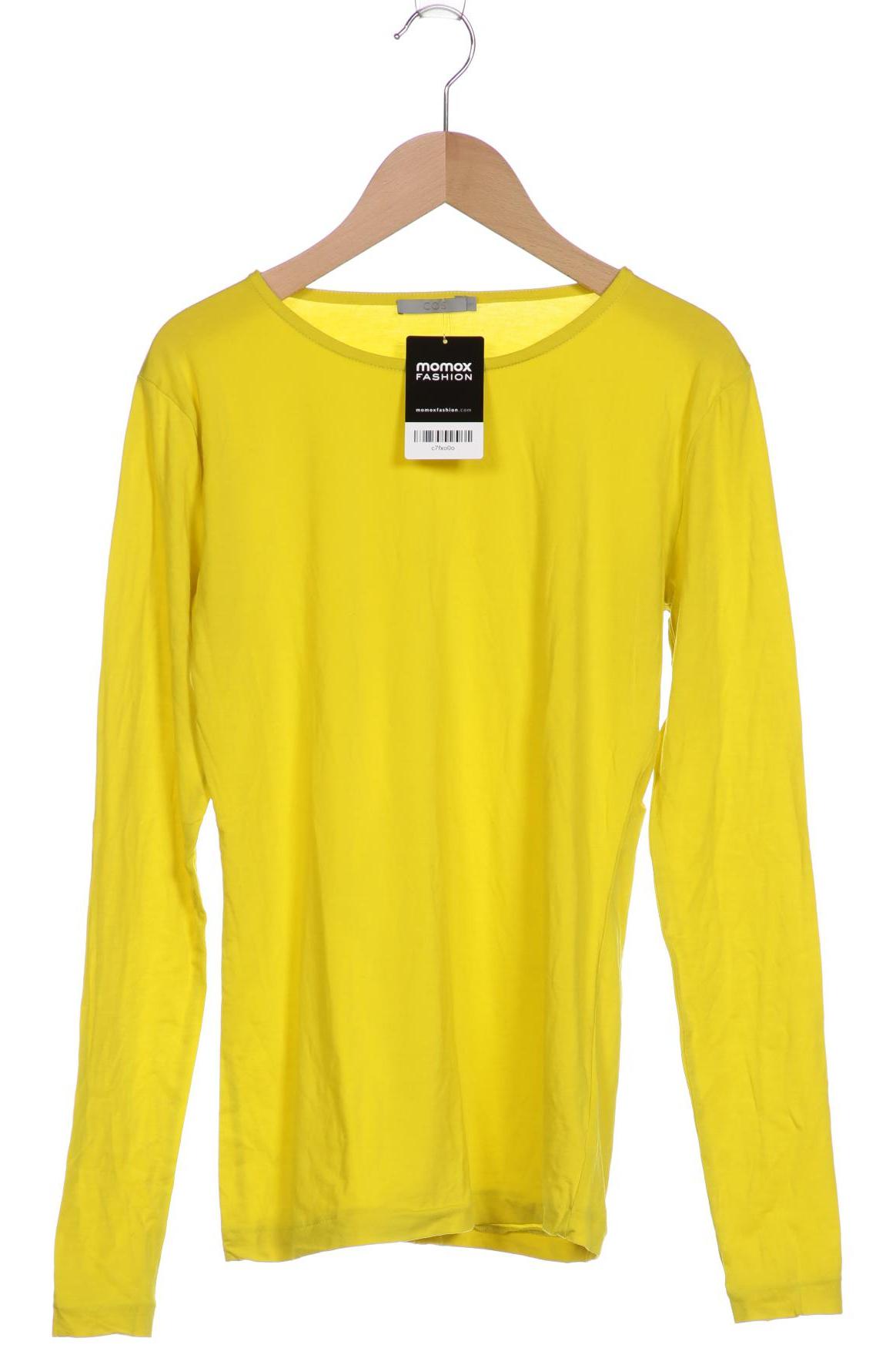 

COS Damen Langarmshirt, gelb, Gr. 36