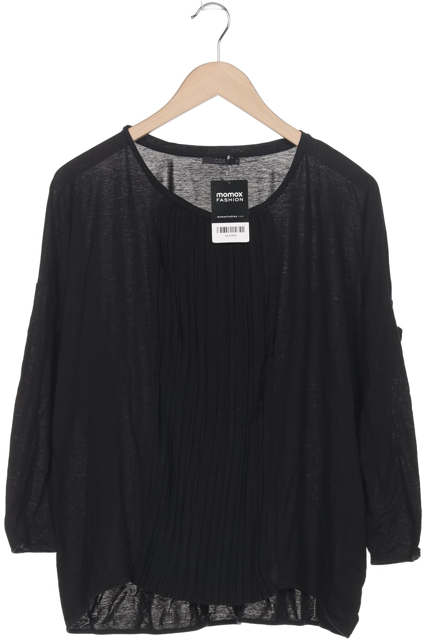 

COS Damen Langarmshirt, schwarz, Gr. 38