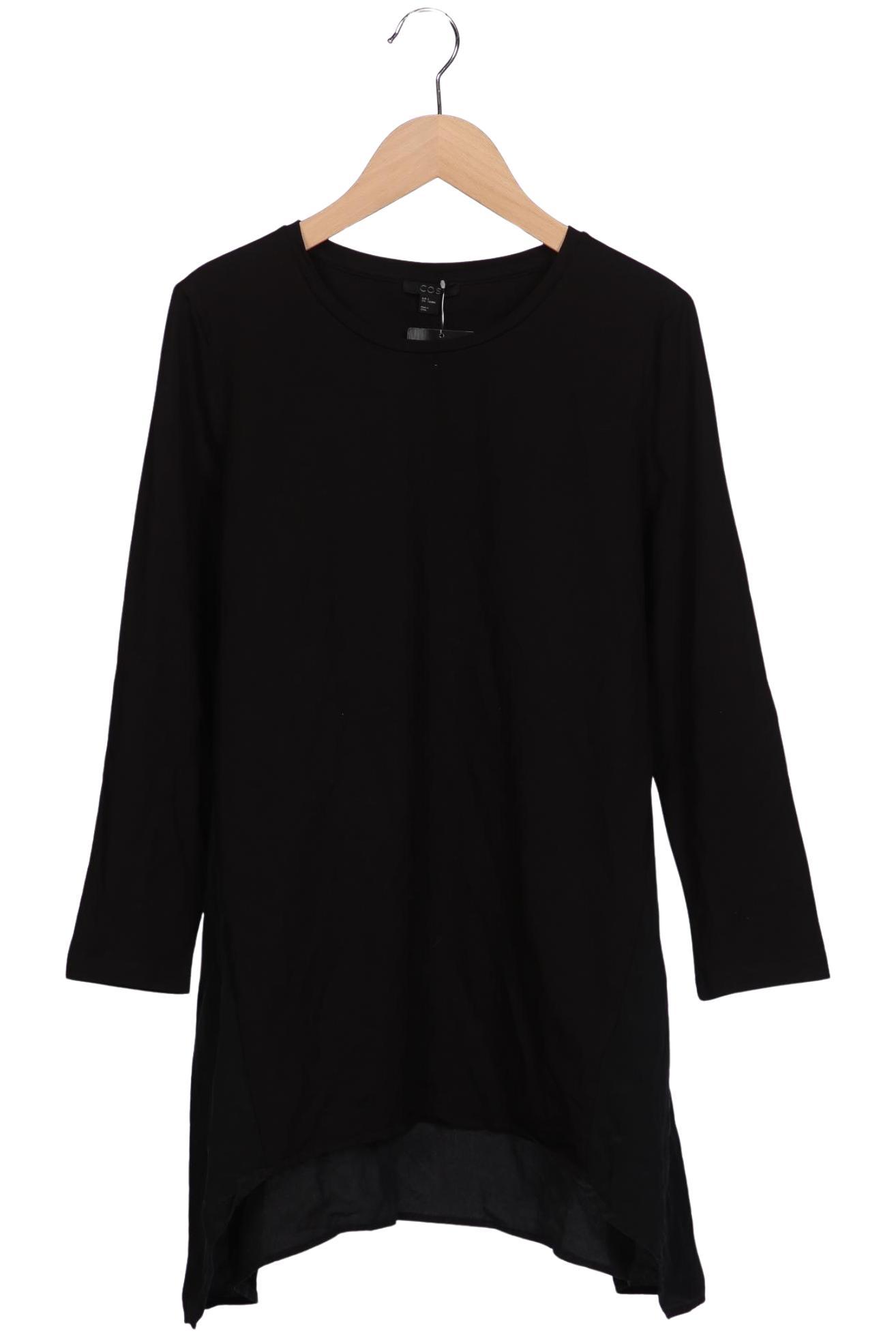 

COS Damen Langarmshirt, schwarz, Gr. 36