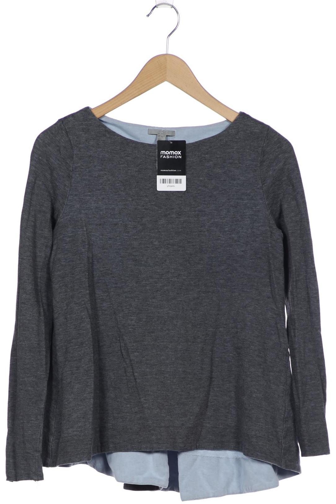 

COS Damen Langarmshirt, grau, Gr. 36