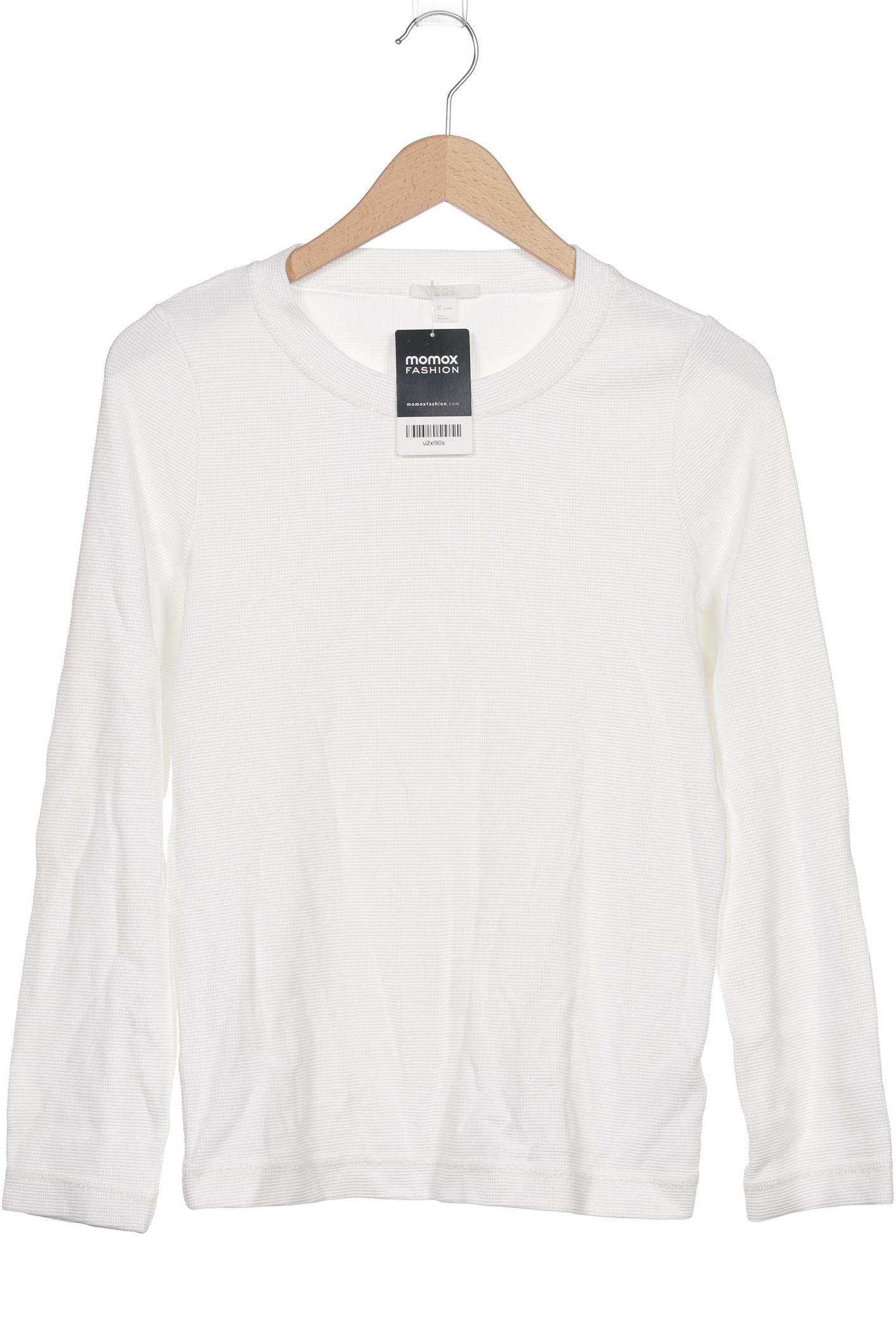 

COS Damen Langarmshirt, weiß, Gr. 36