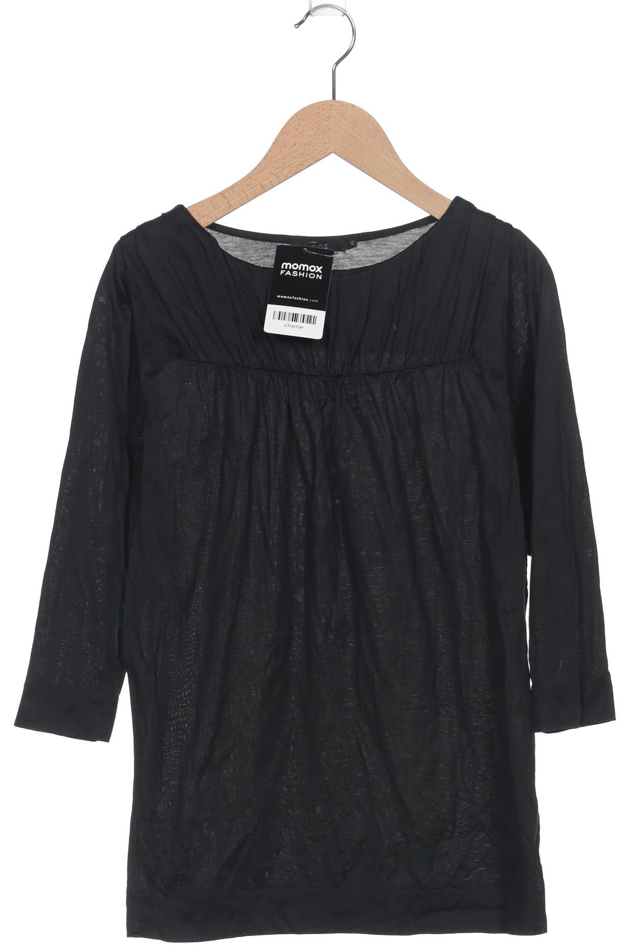 

COS Damen Langarmshirt, schwarz, Gr. 34