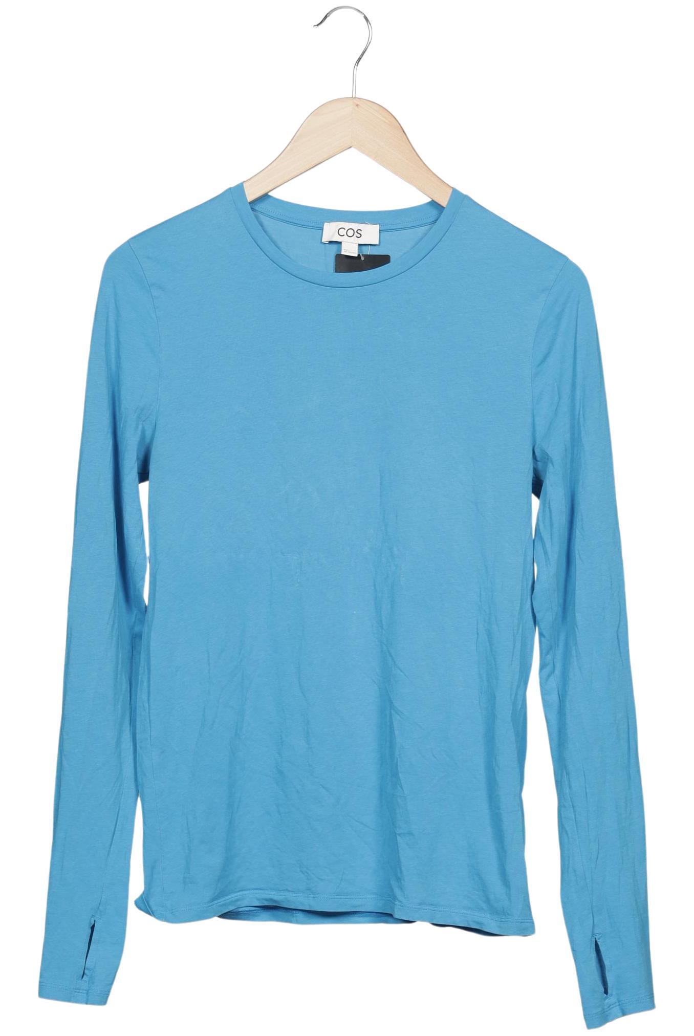 

COS Damen Langarmshirt, hellblau, Gr. 42