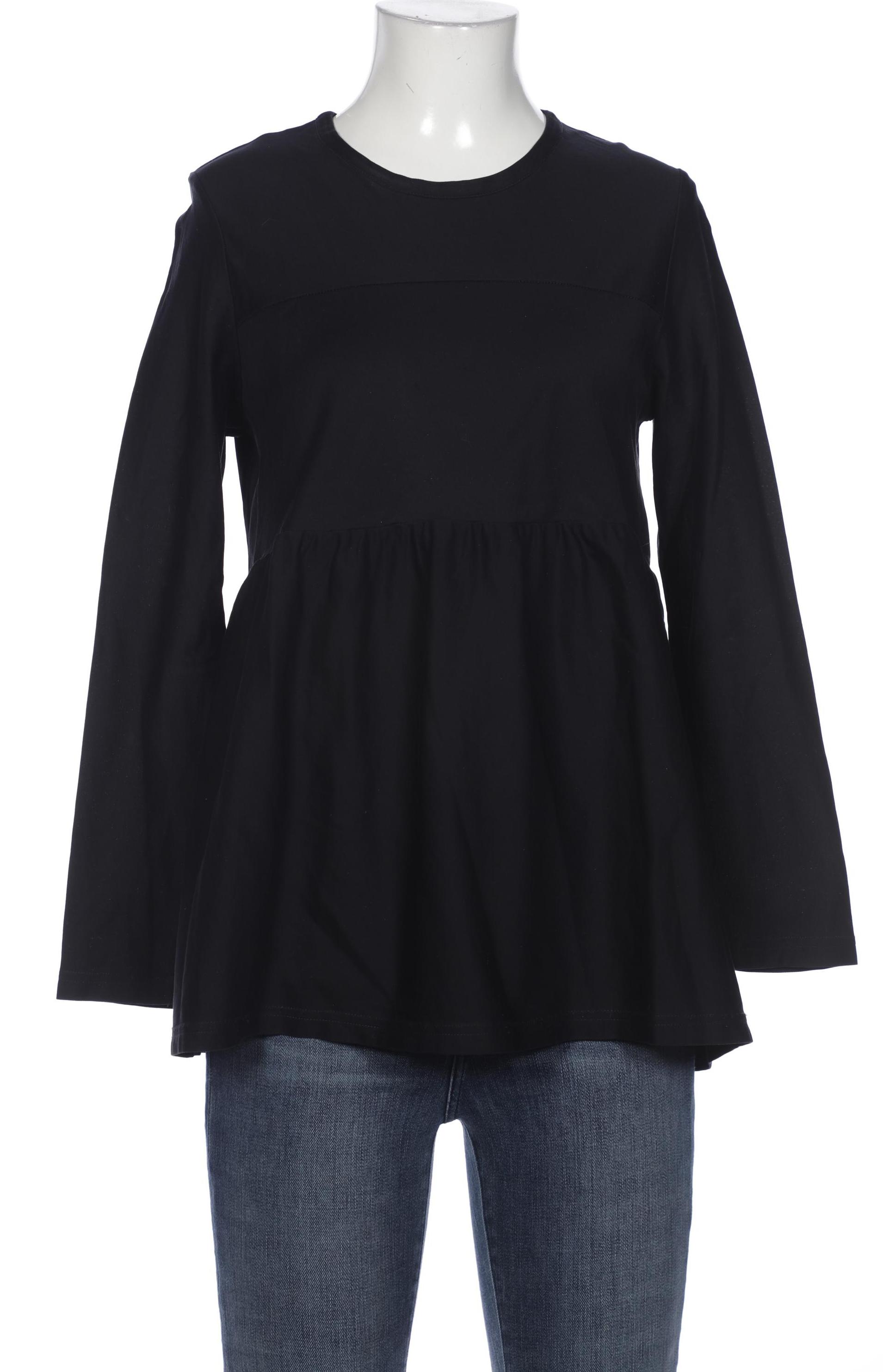 

COS Damen Langarmshirt, marineblau, Gr. 36