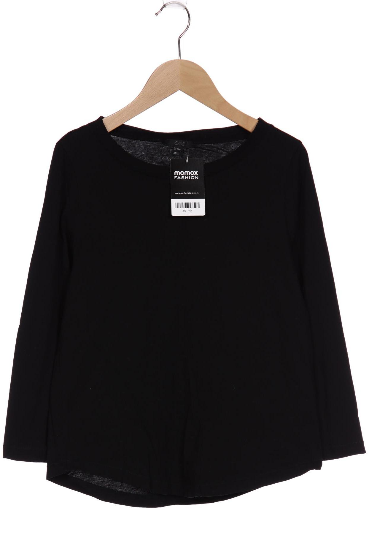 

COS Damen Langarmshirt, schwarz, Gr. 34