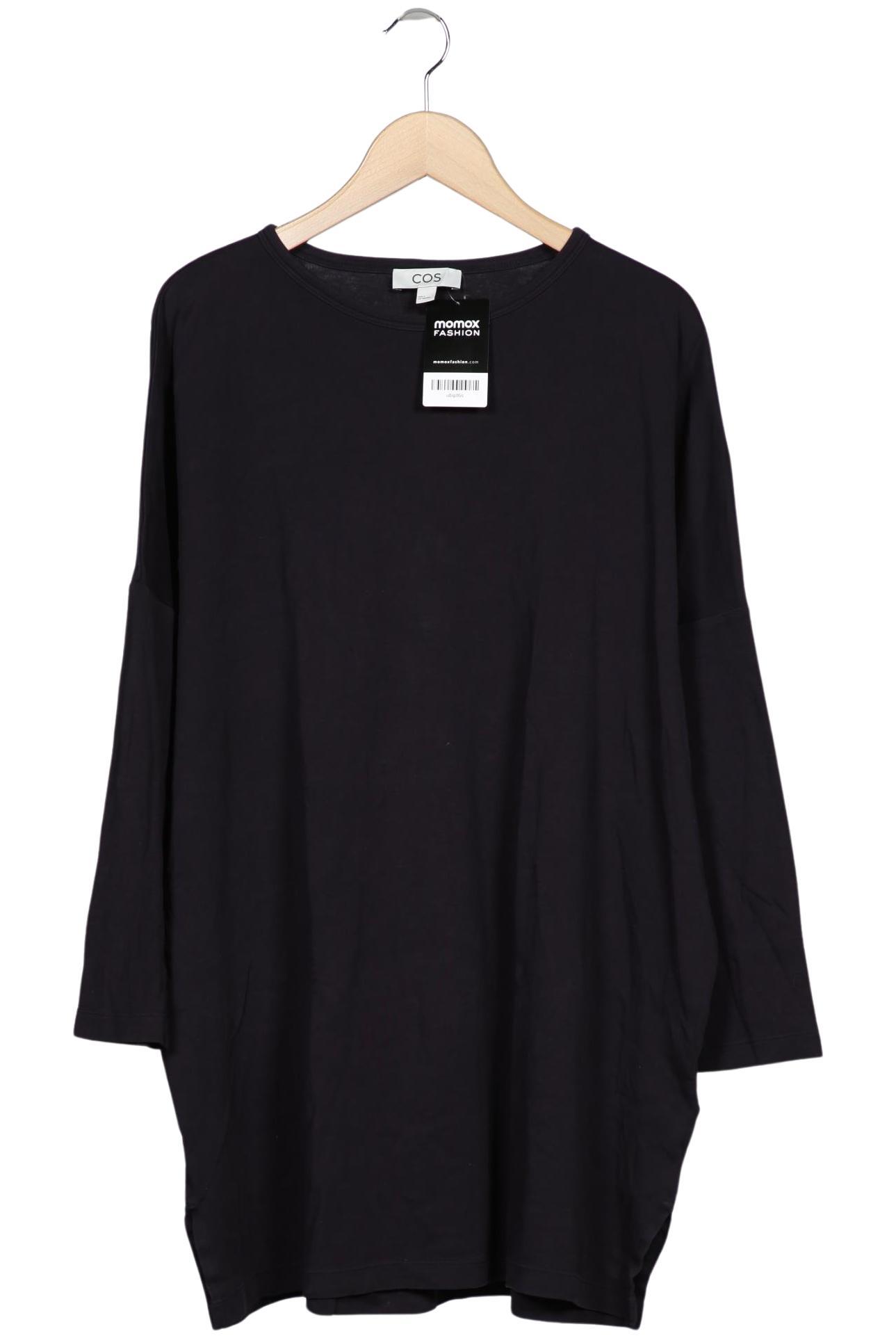 

COS Damen Langarmshirt, marineblau, Gr. 36