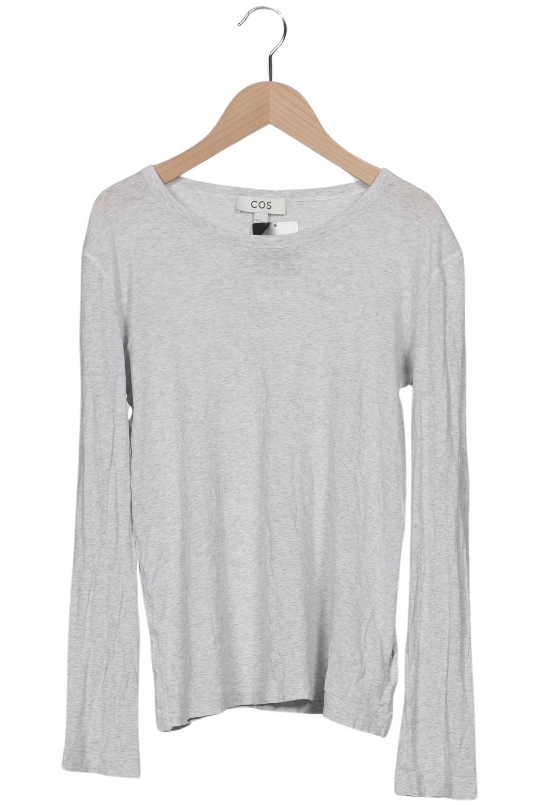 

COS Damen Langarmshirt, grau, Gr. 38