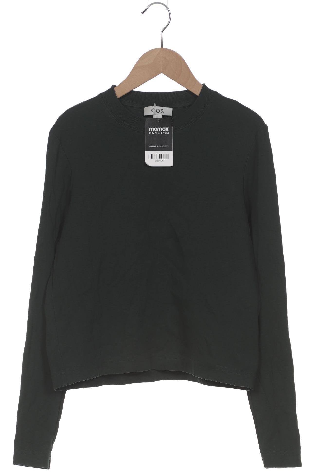 

COS Damen Langarmshirt, grün, Gr. 36