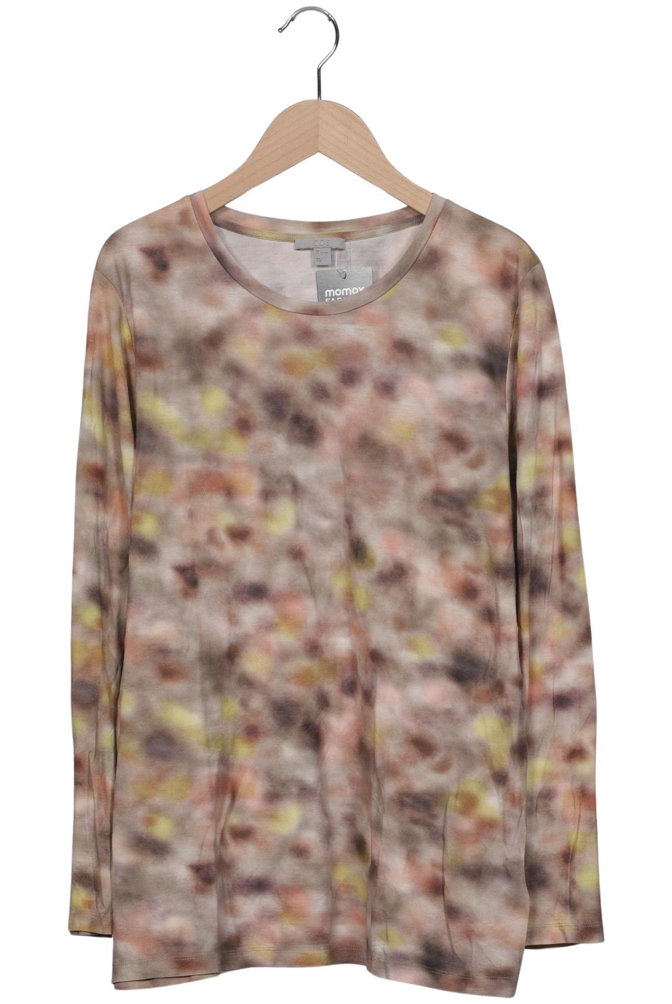 

COS Damen Langarmshirt, beige, Gr. 42