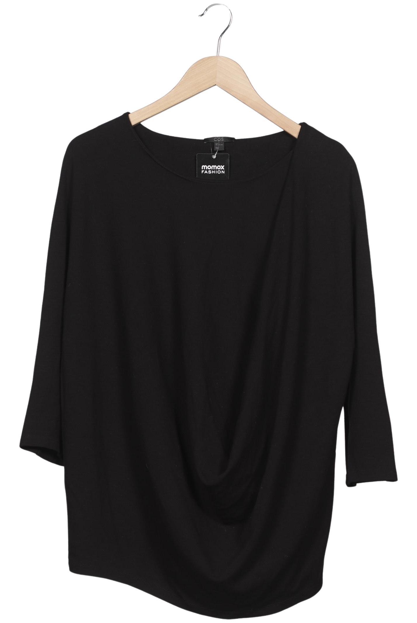 

COS Damen Langarmshirt, schwarz, Gr. 42