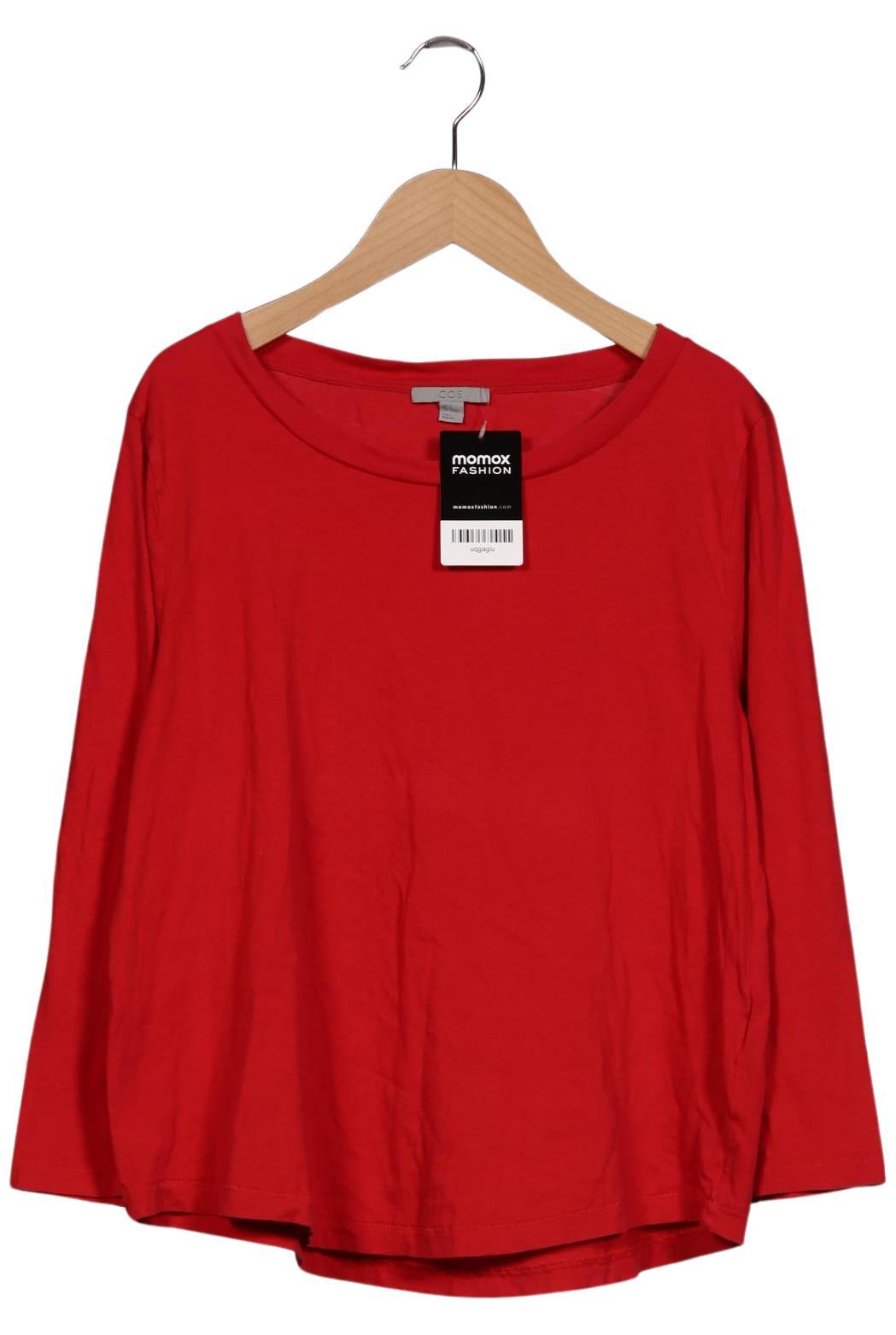 

COS Damen Langarmshirt, rot, Gr. 38