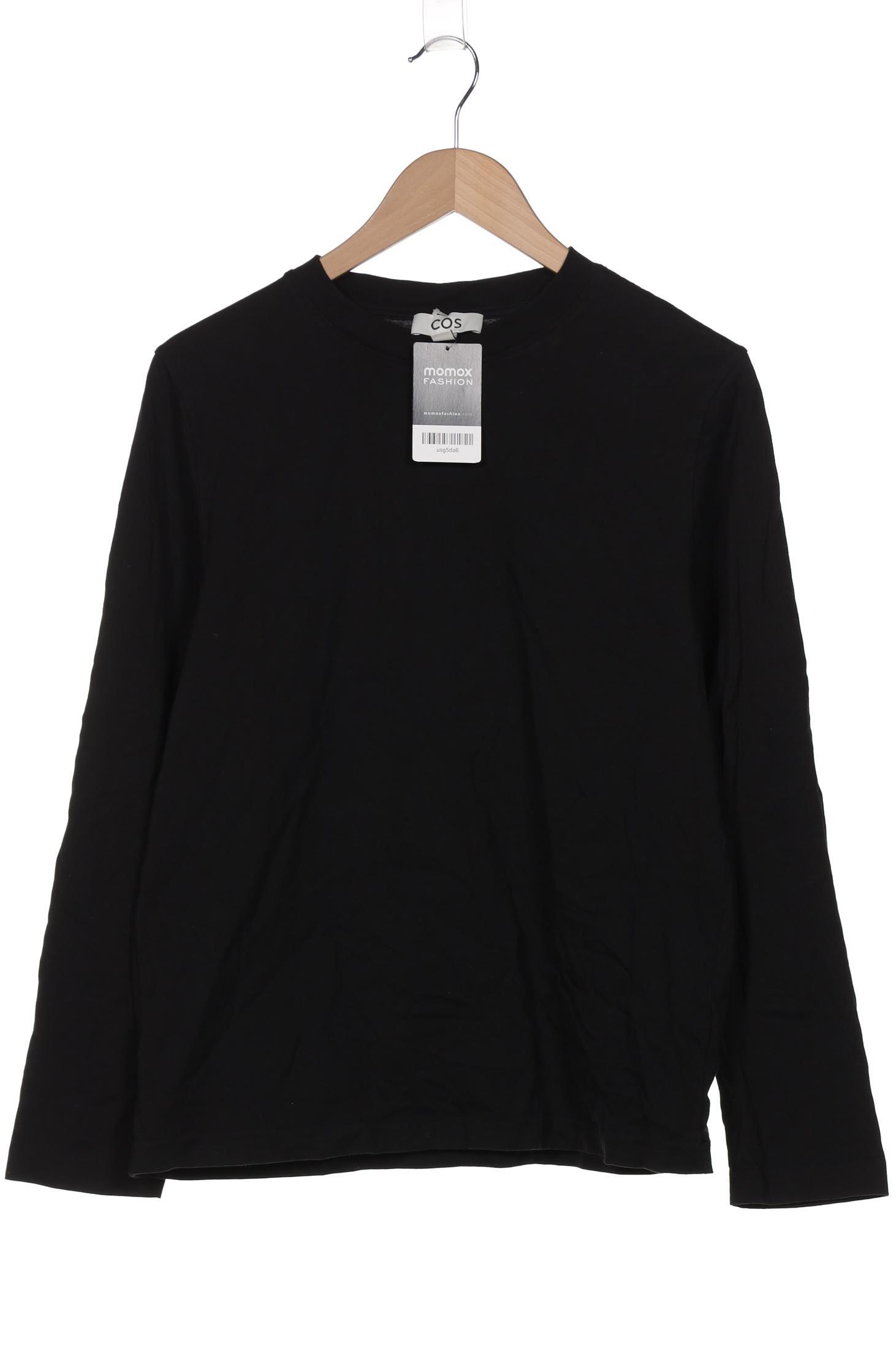 

COS Damen Langarmshirt, schwarz, Gr. 38