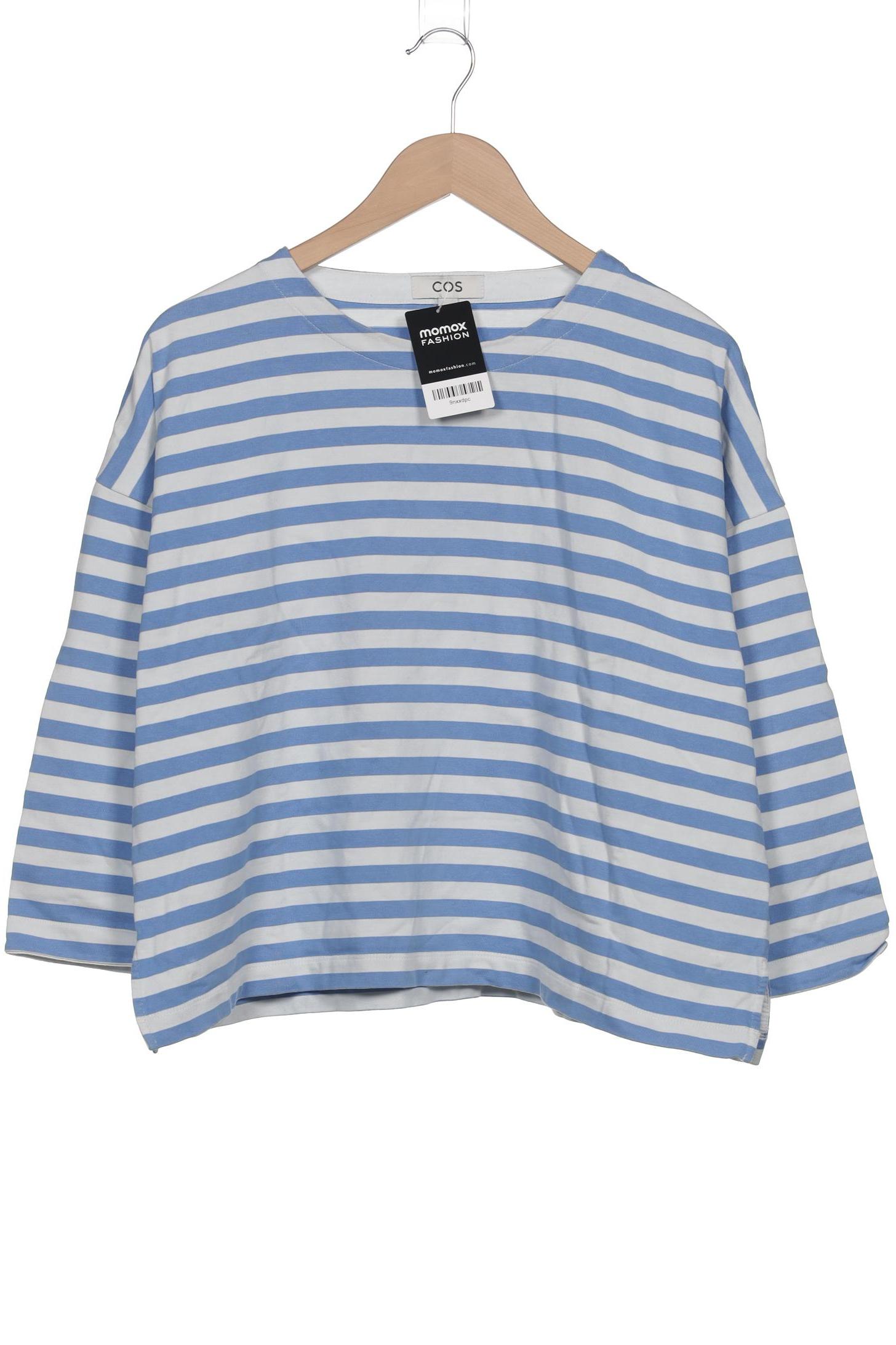 

COS Damen Langarmshirt, hellblau, Gr. 38