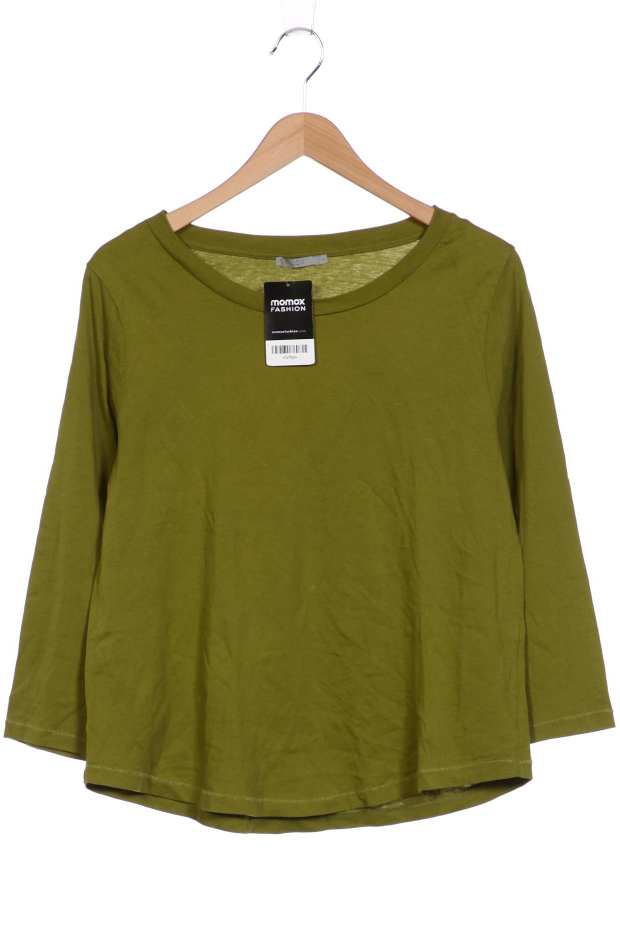 

COS Damen Langarmshirt, grün, Gr. 42